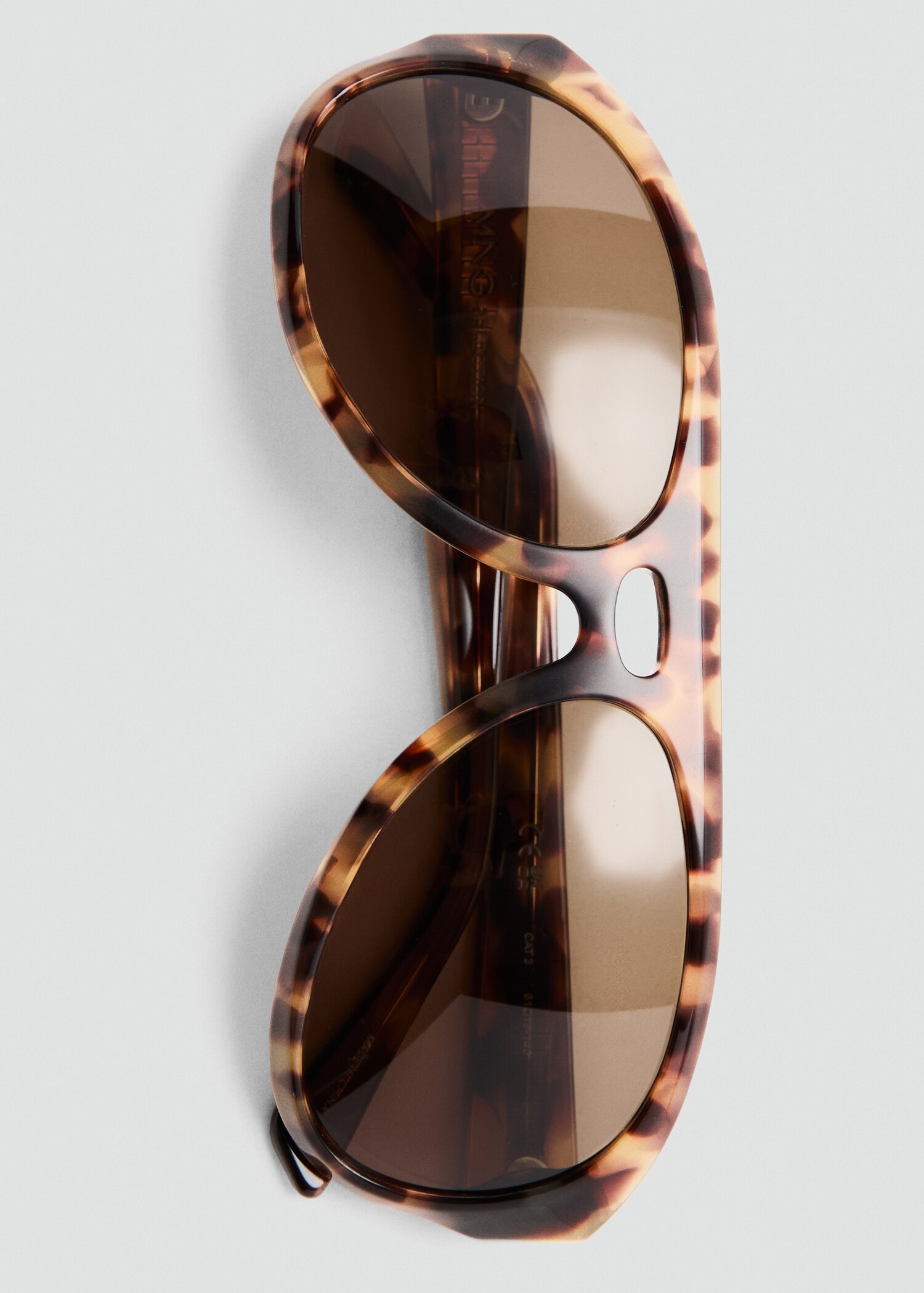 Lunettes de soleil aviateur avec monture en acétate - Détail de l'article 2