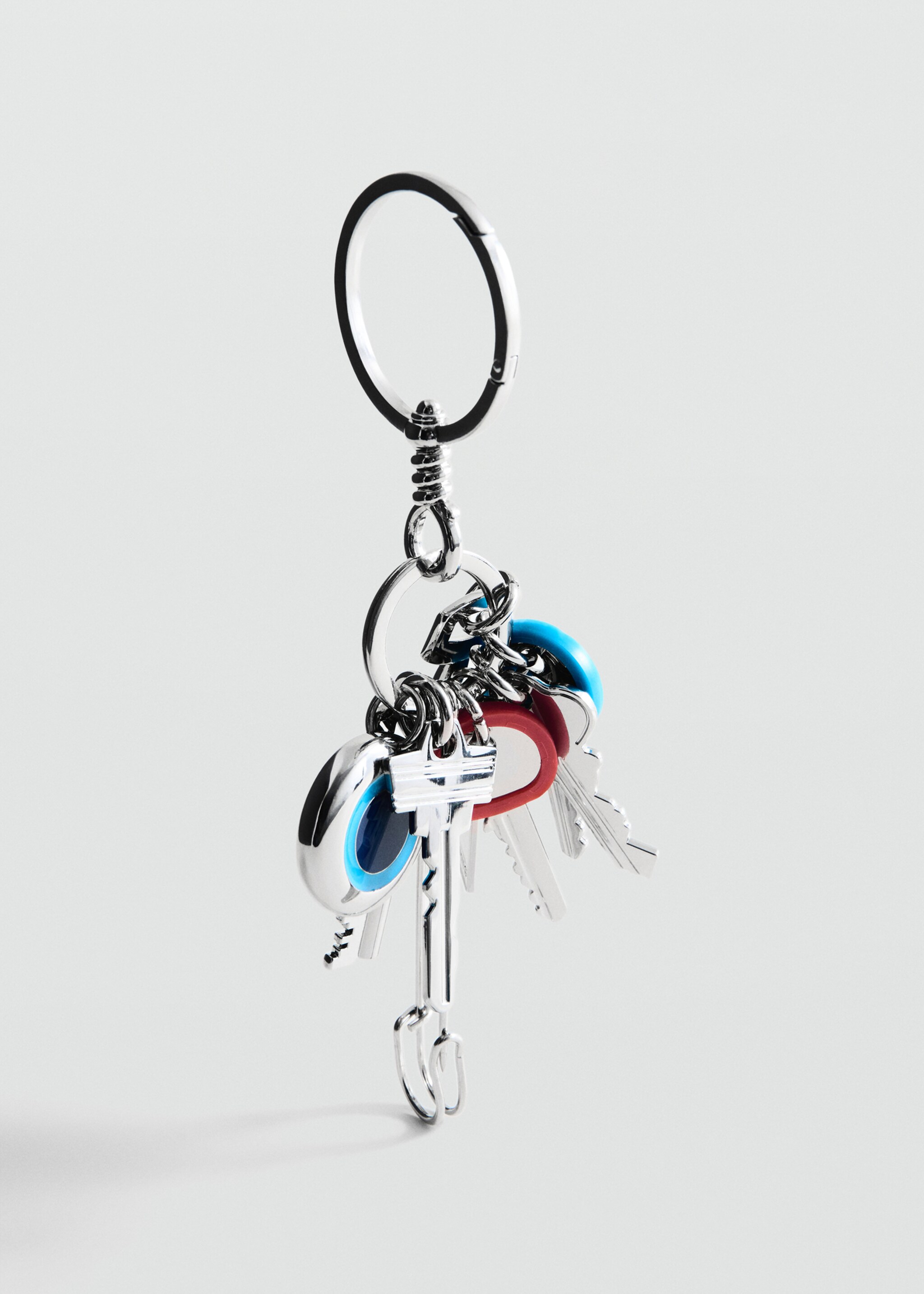 Charms key ring - Medium plane, Silver. Ref: 27067790-00.