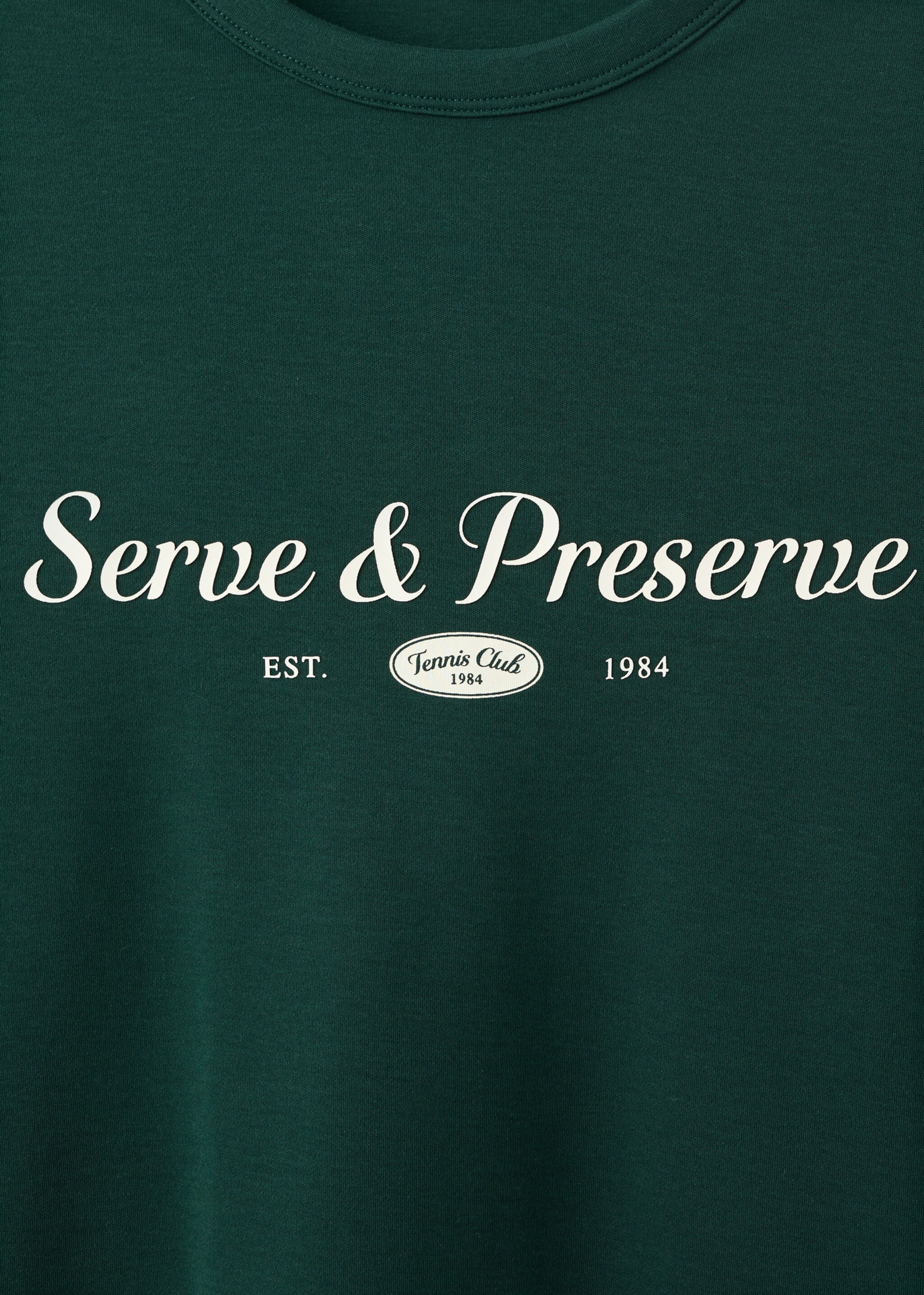 100% cotton printed t-shirt - Details of the article 8, Dark Green. Ref: 27067792-00.