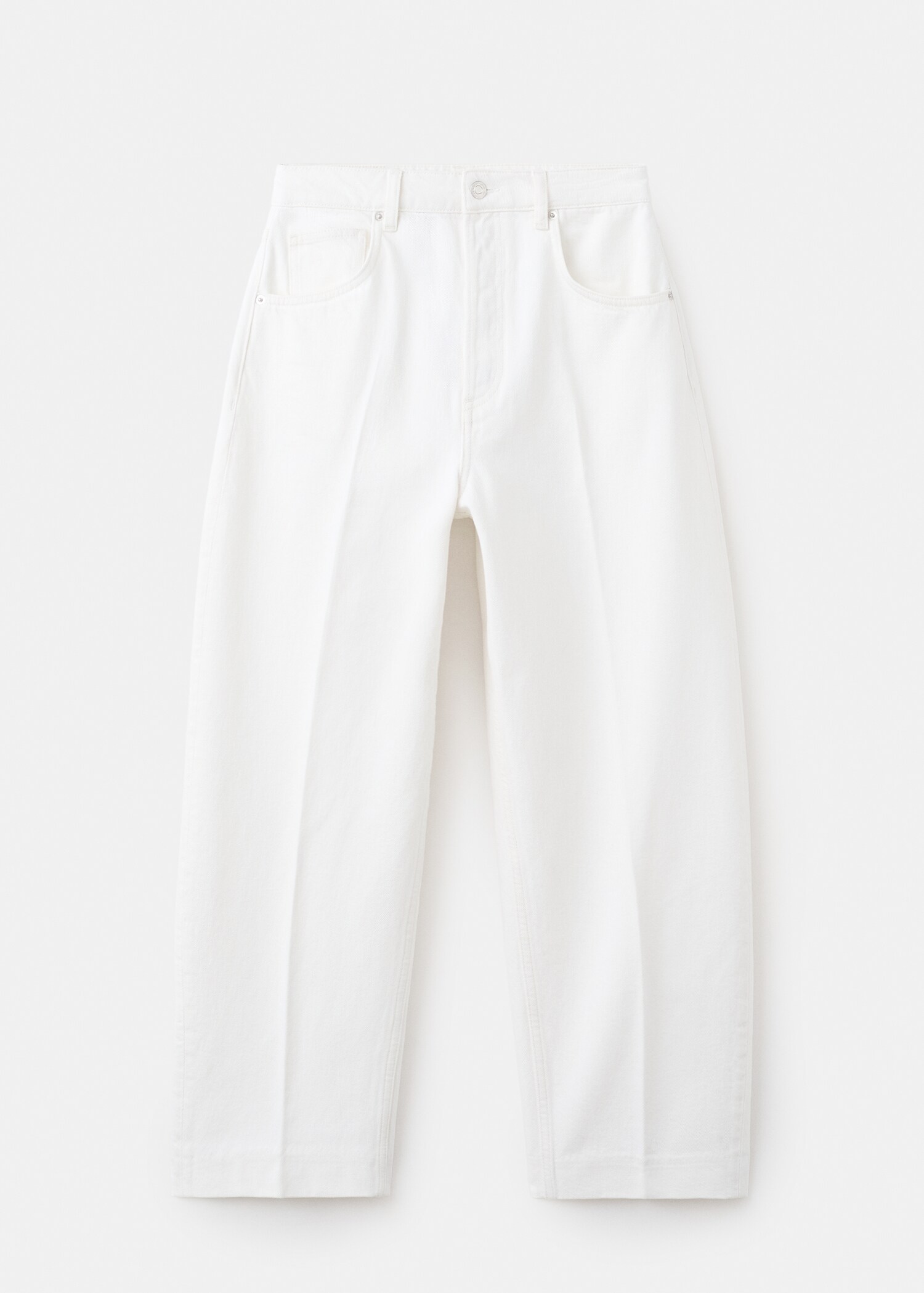 بنطلون جينز بالون عالي الخصر - منتج دون نموذج