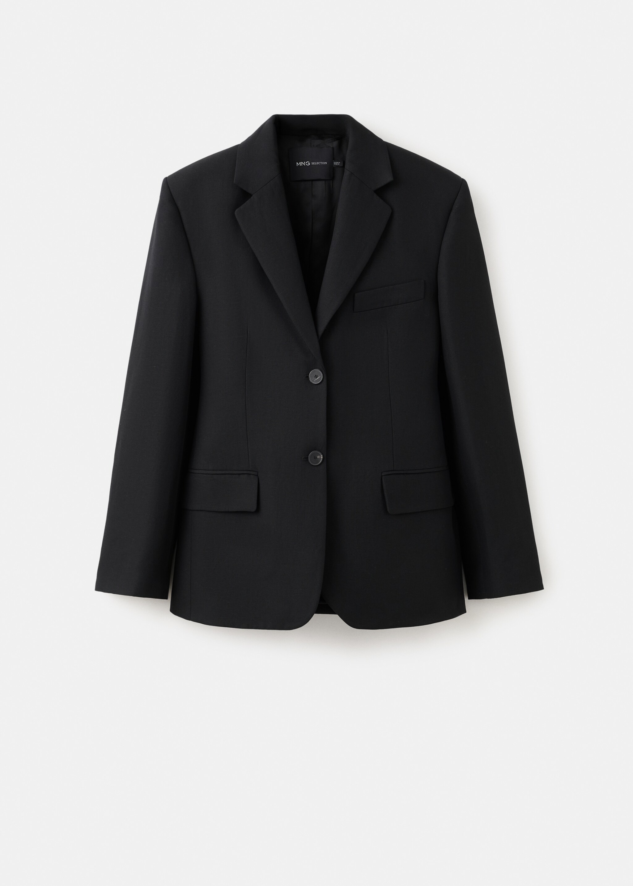 Blazer costume cintré - Article sans modèle, Noir. Ref: 27067799-00.