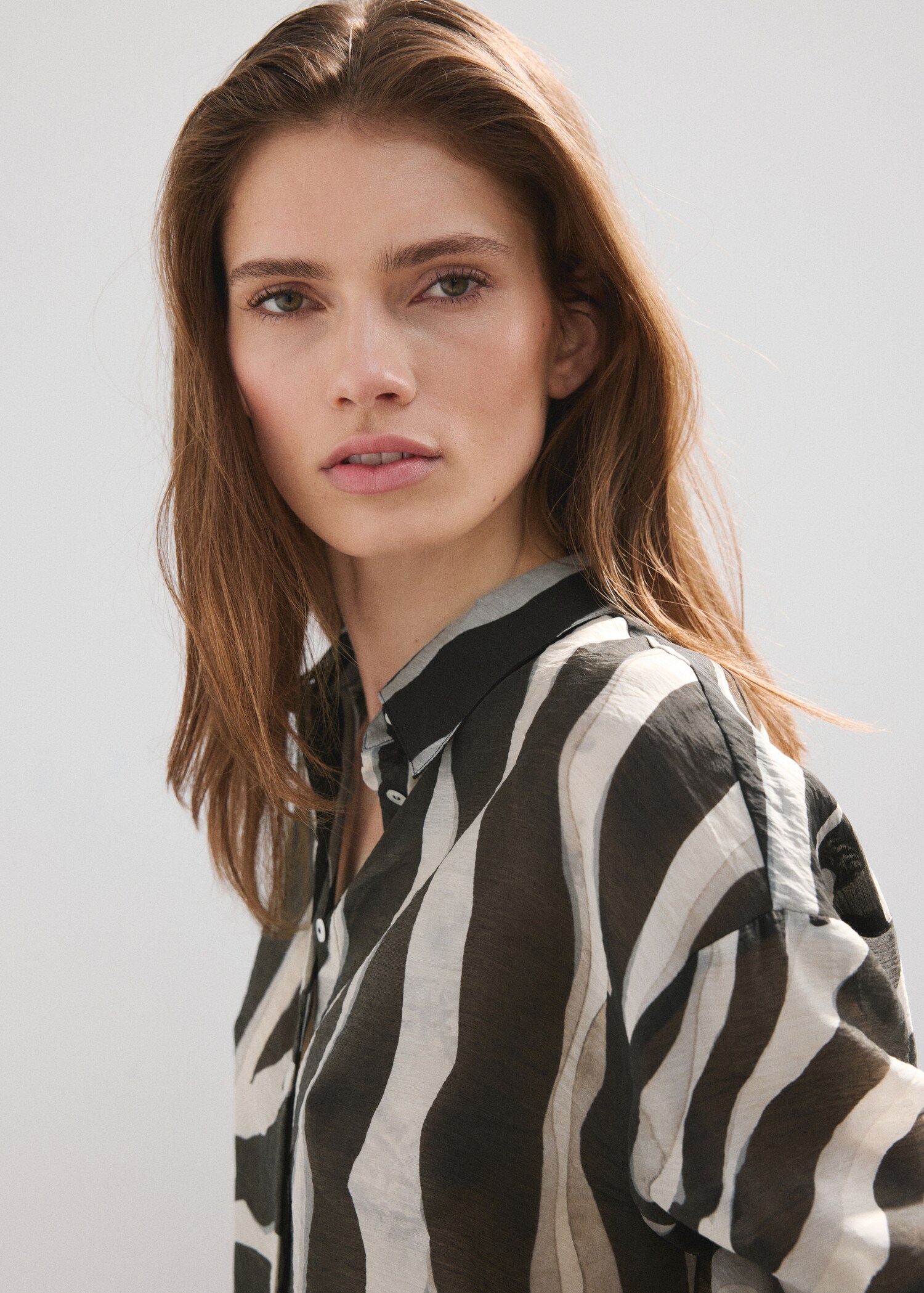 Lyocell printed shirt - Details of the article 1