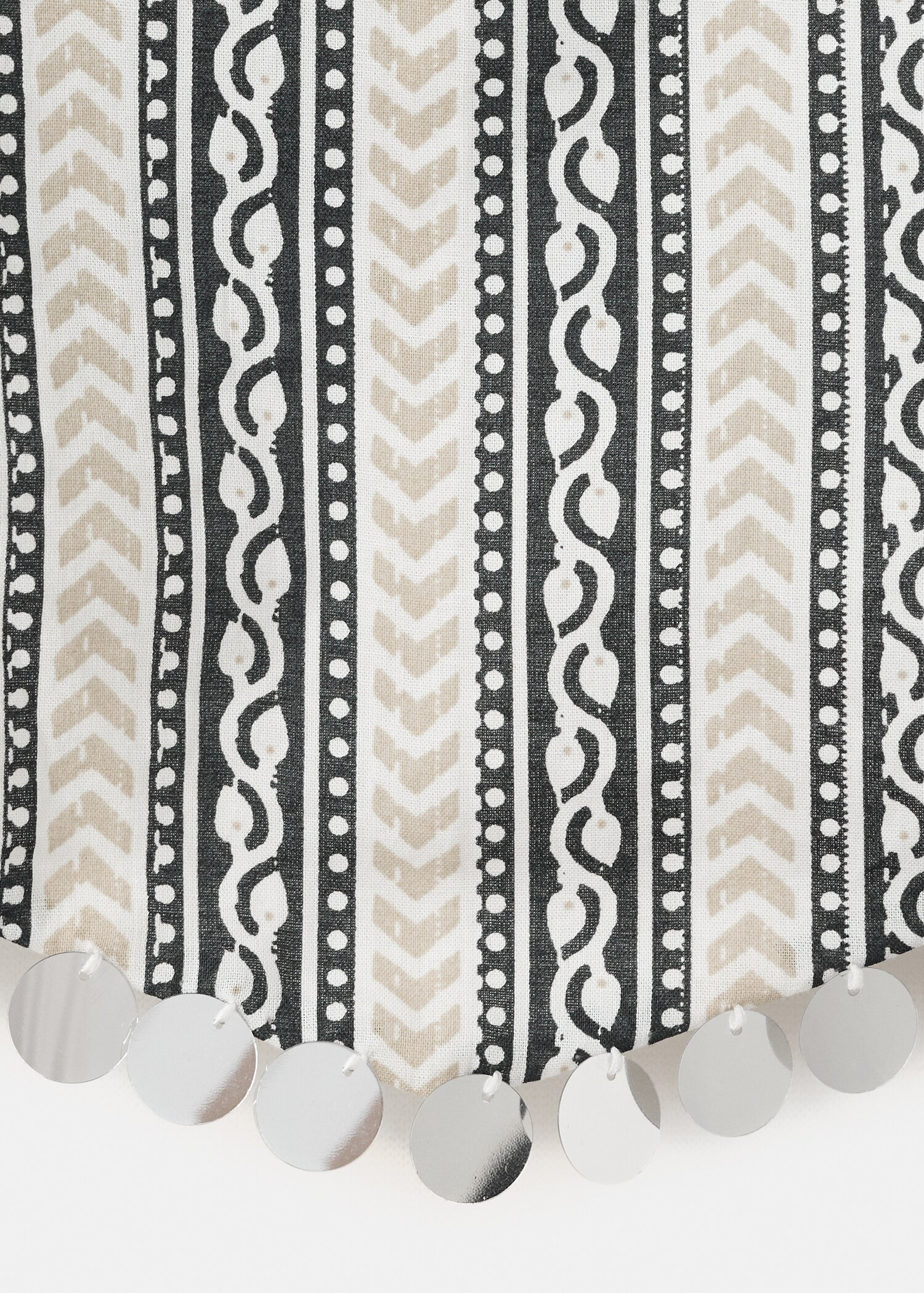 Printed halter-neck cropped top - Details of the article 8