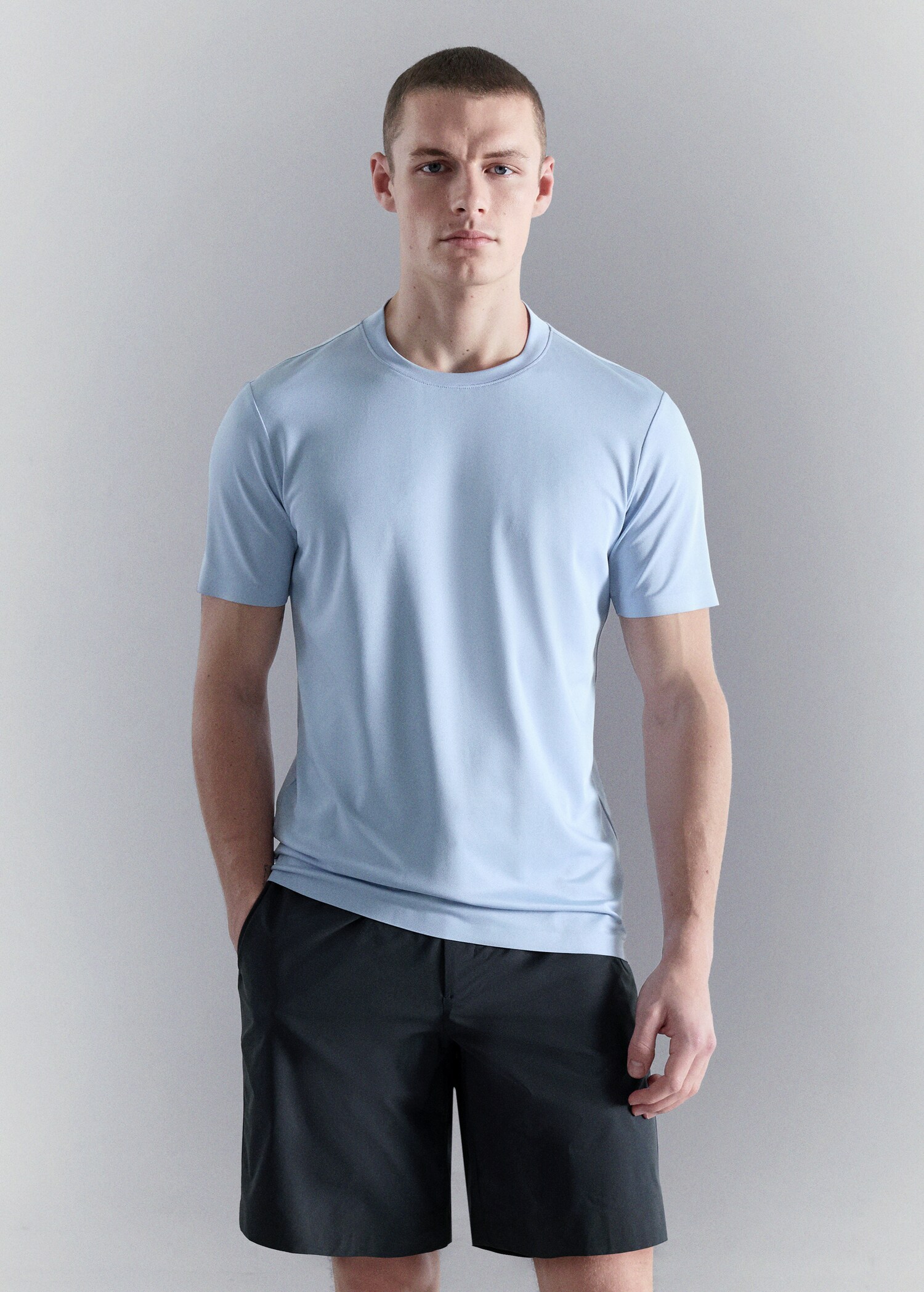 COOLMAX® slim fit T-shirt - Medium plane