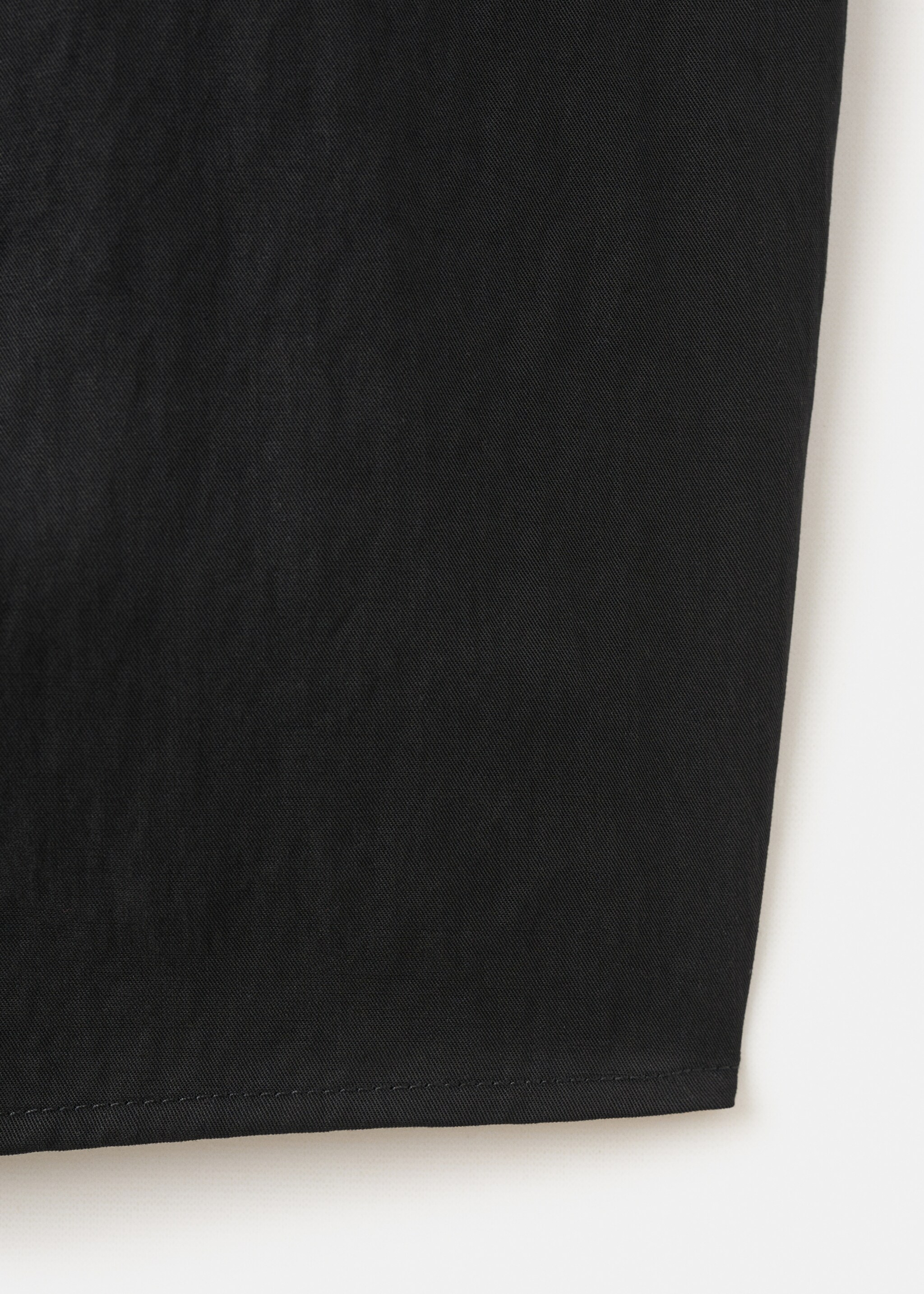 Lyocell top with double straps - Details of the article 0, Black. Ref: 27067917-00.