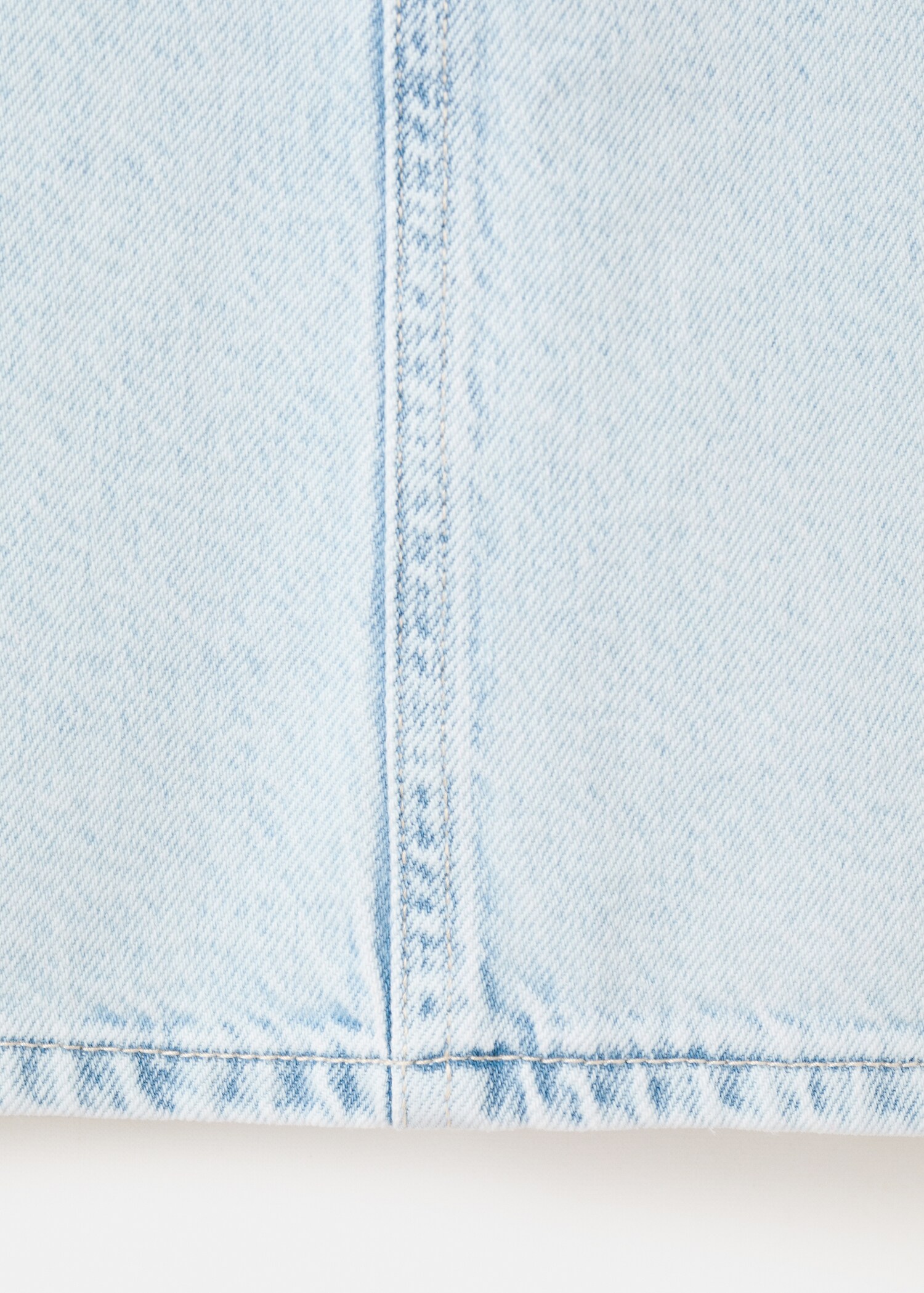 Short denim dress - Details of the article 0