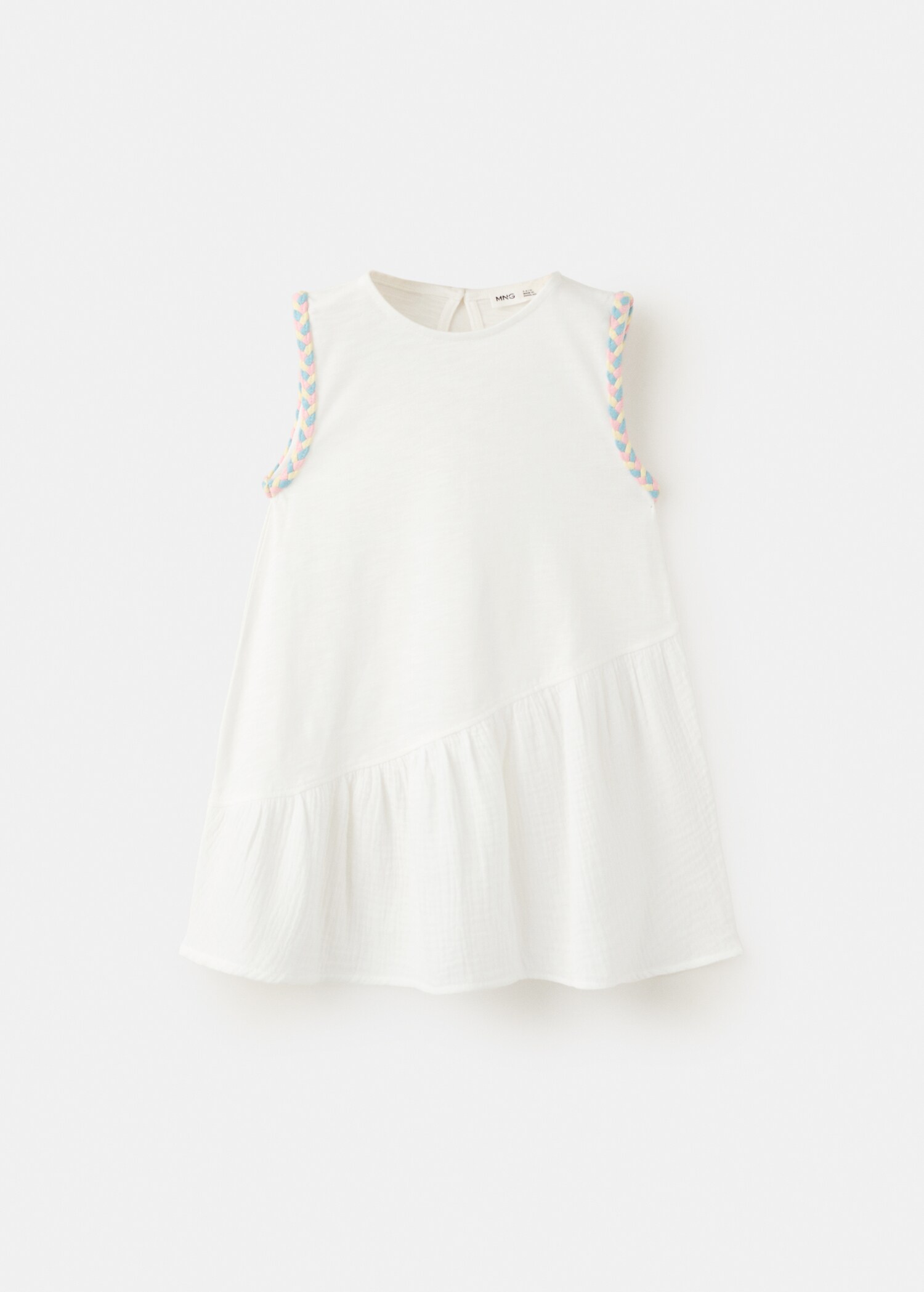 Dress with plaited details - Article without model