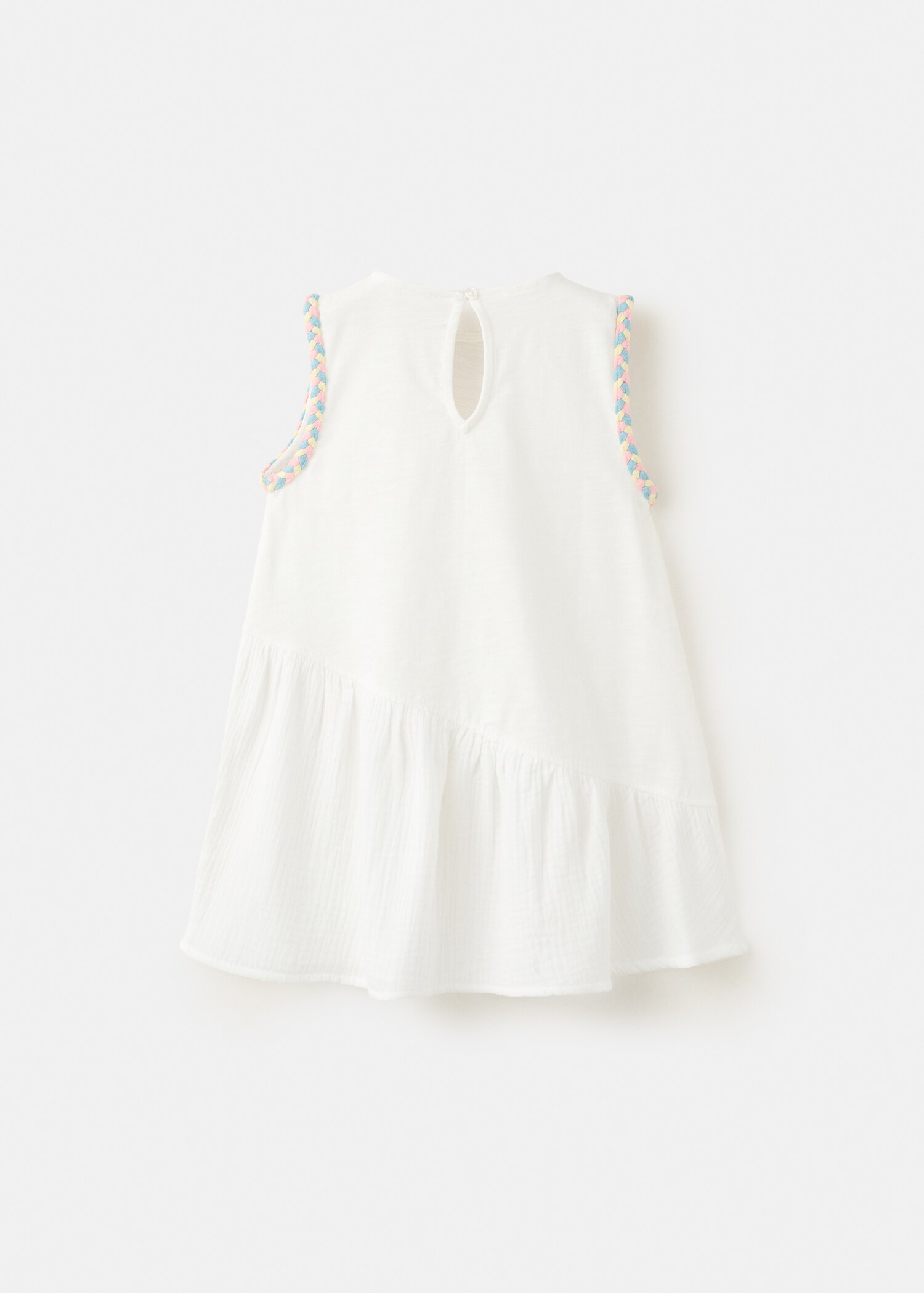 Dress with plaited details - Reverse of the article
