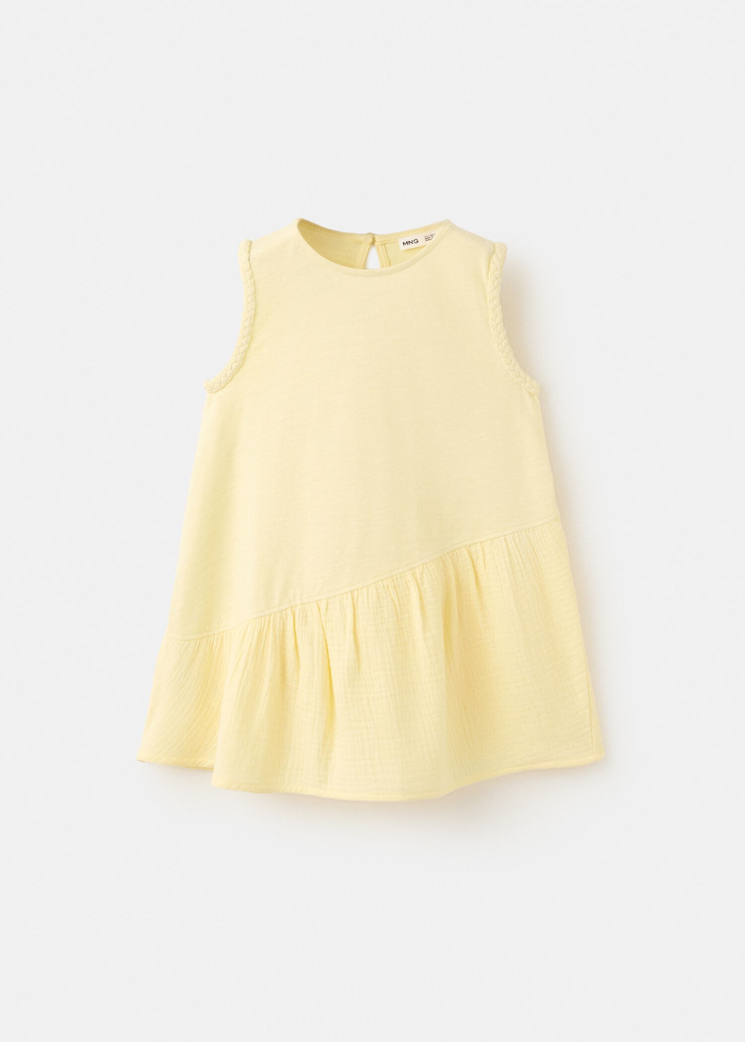 Dress with plaited details - Article without model