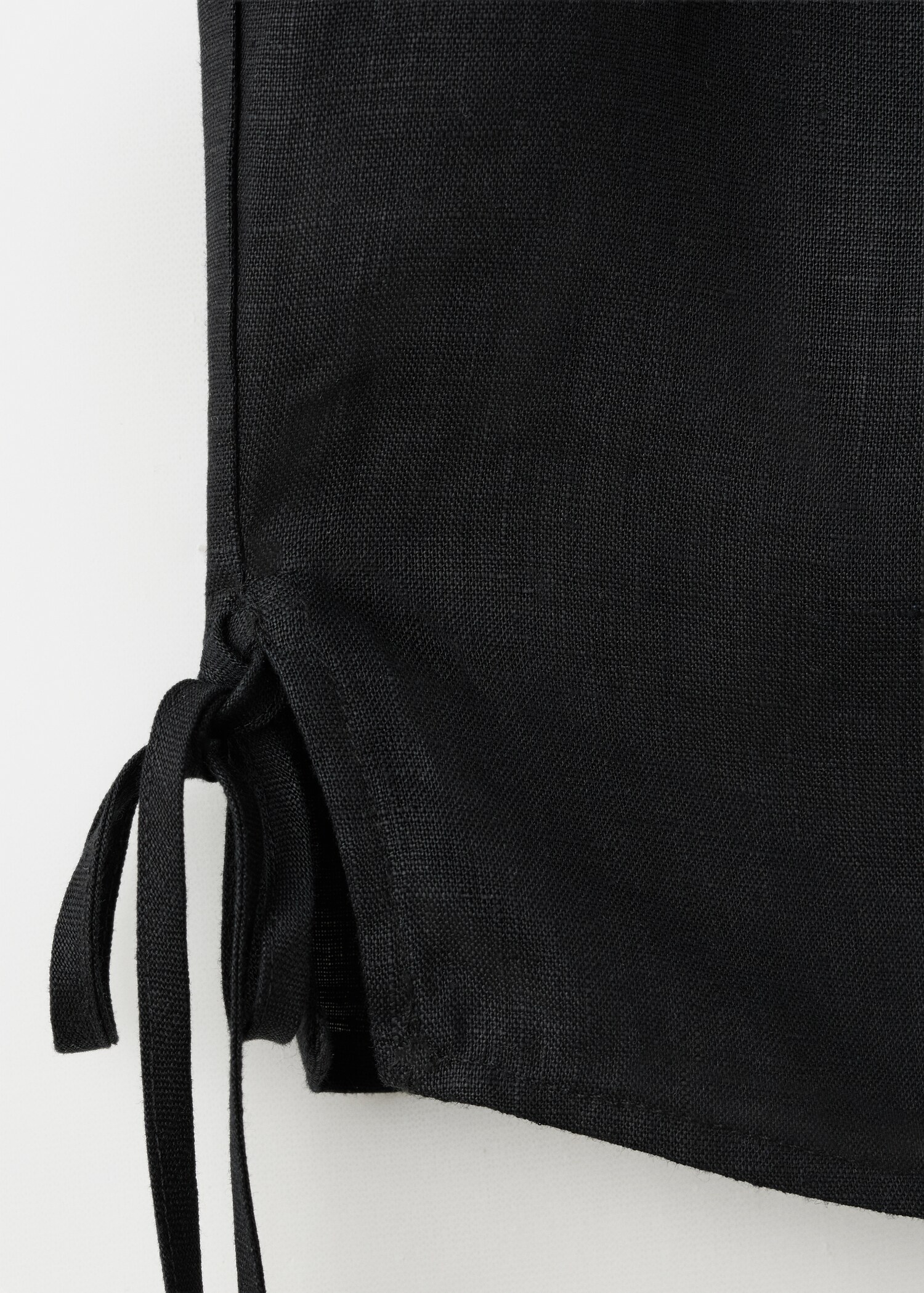 Linen top with ties - Details of the article 0