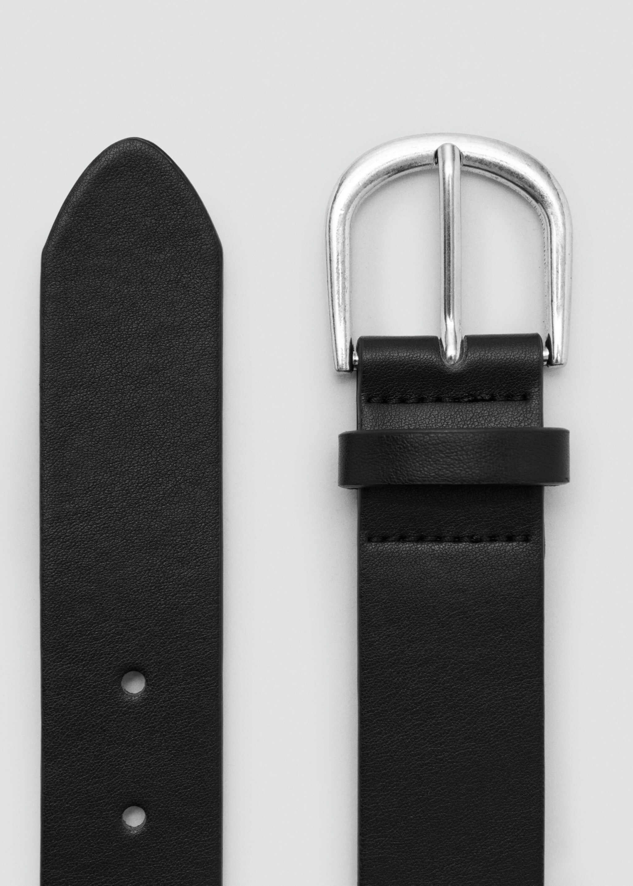 Nietengürtel mit Schnalle - Detail des Artikels 1, Schwarz. Ref: 27067935-00.