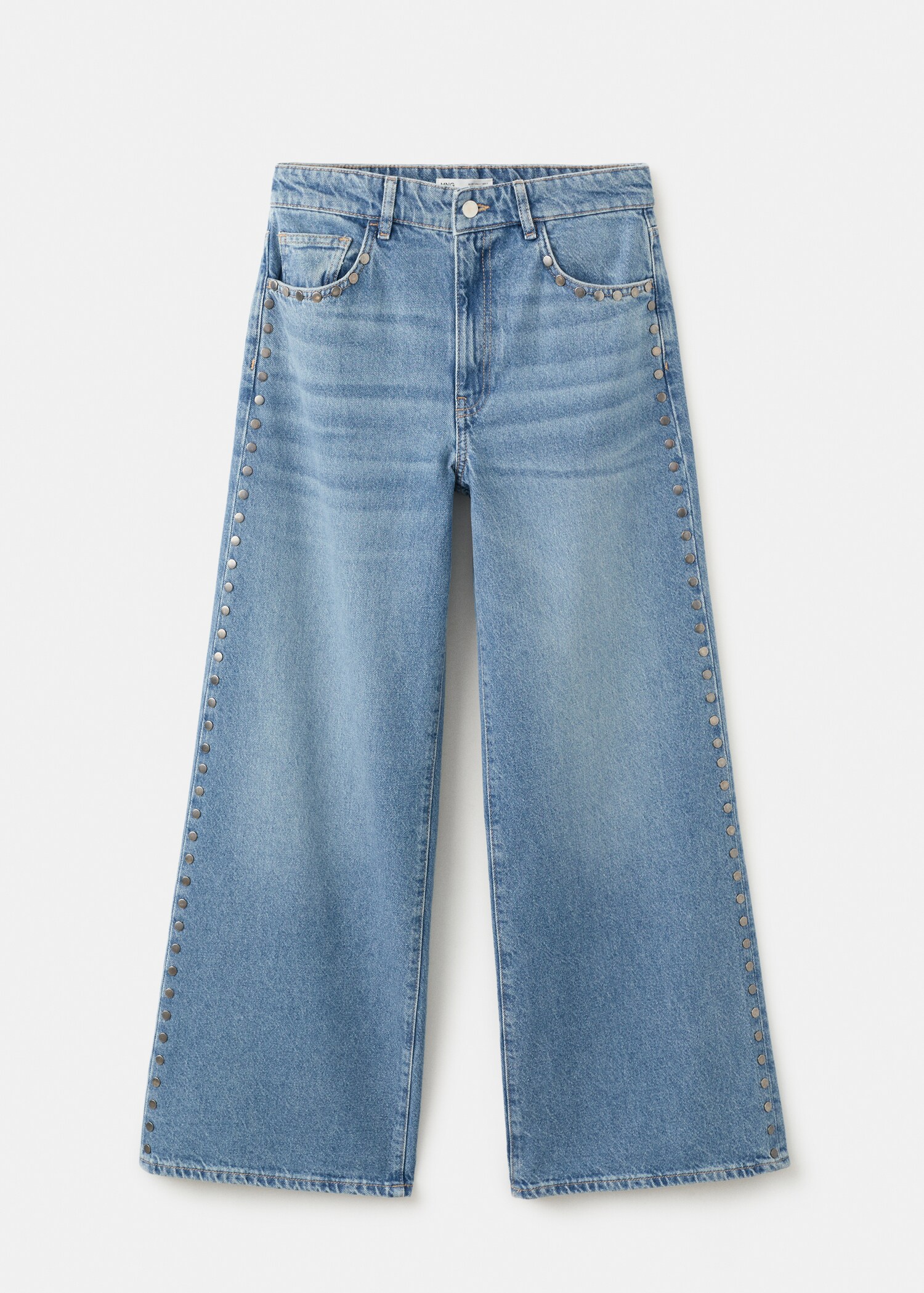 Straight-fit jeans with studs - Article without model