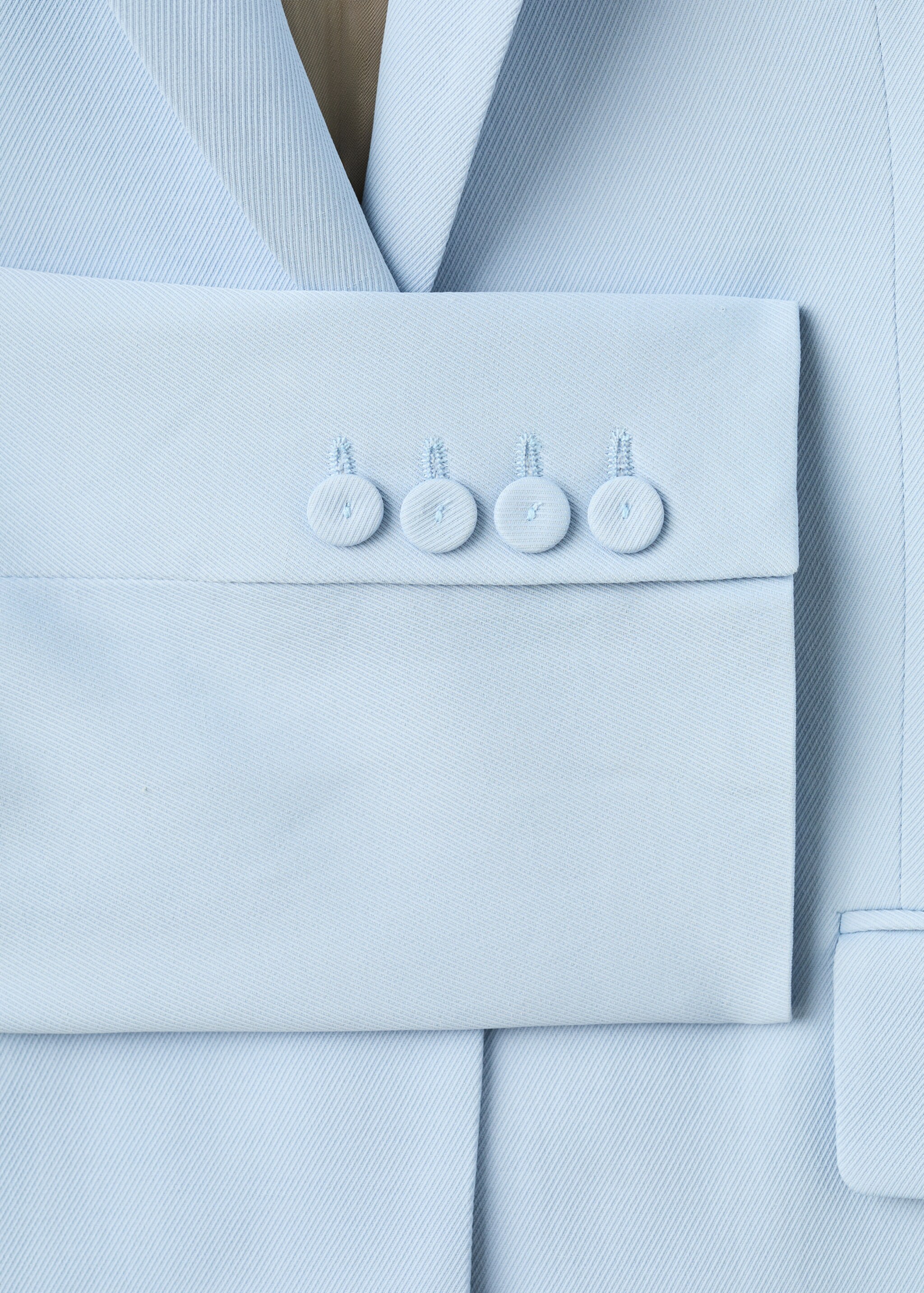 Gerader Blazeranzug - Detail des Artikels 0, Himmelblau. Ref: 27067941-00.