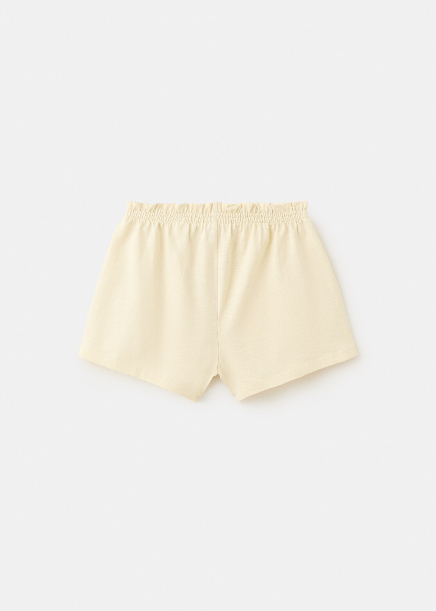 Cotton shorts with drawstring - Reverse of the article