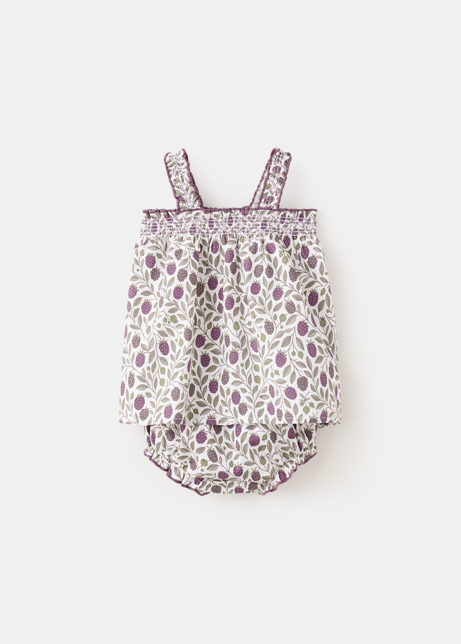 Printed dress and nappy cover - Reverse of the article