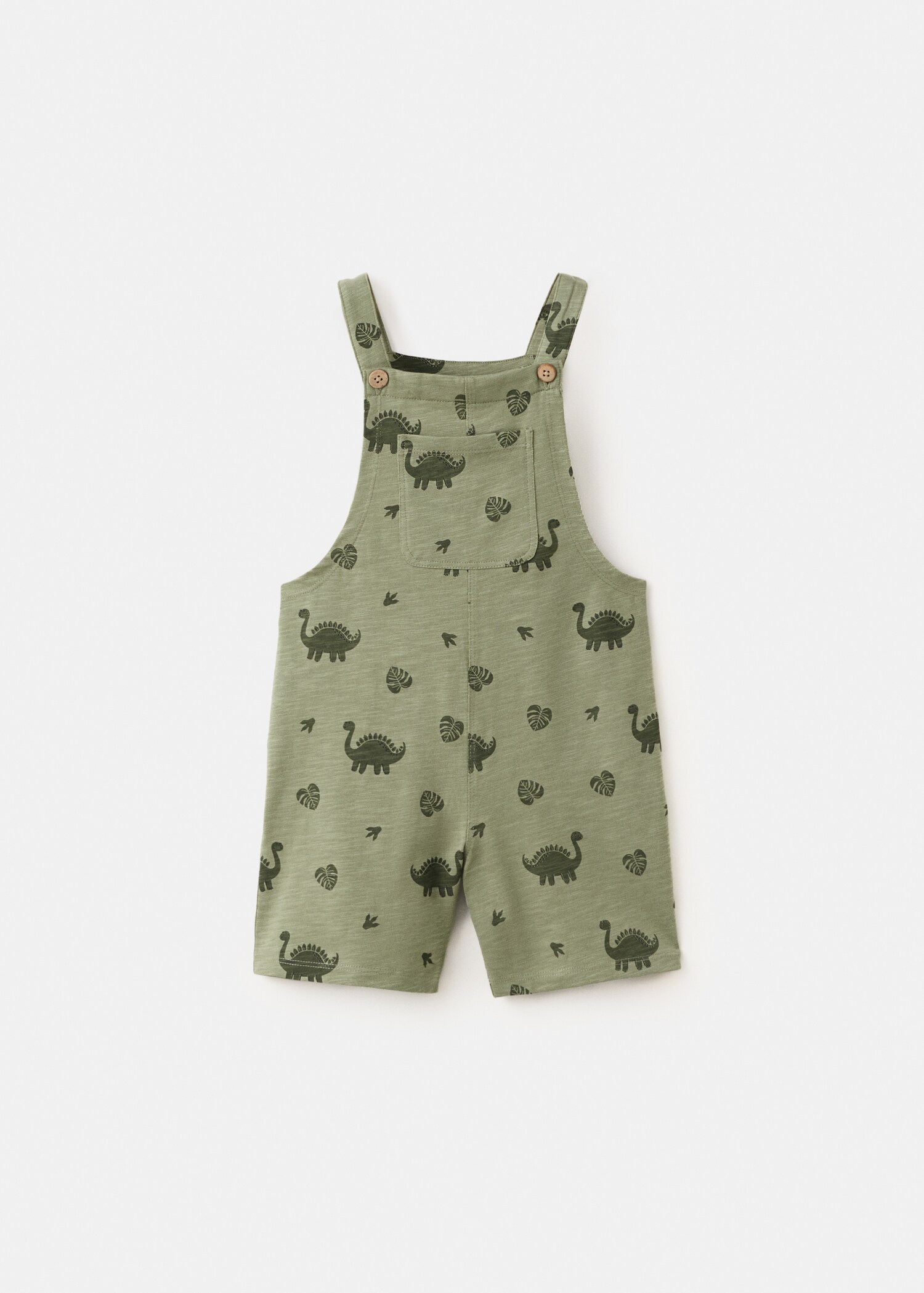 Printed cotton dungarees - Article without model