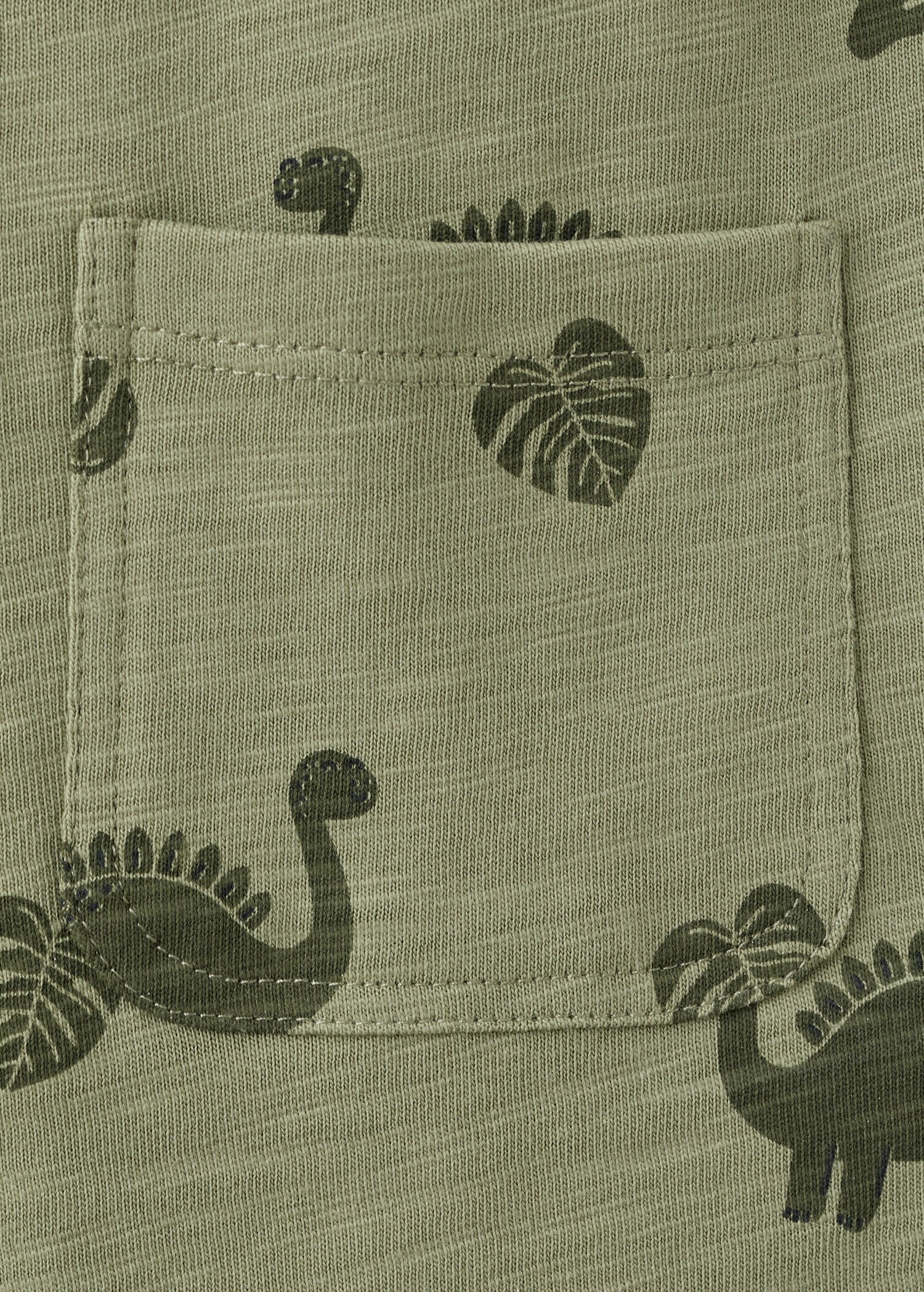 Printed cotton dungarees - Details of the article 0