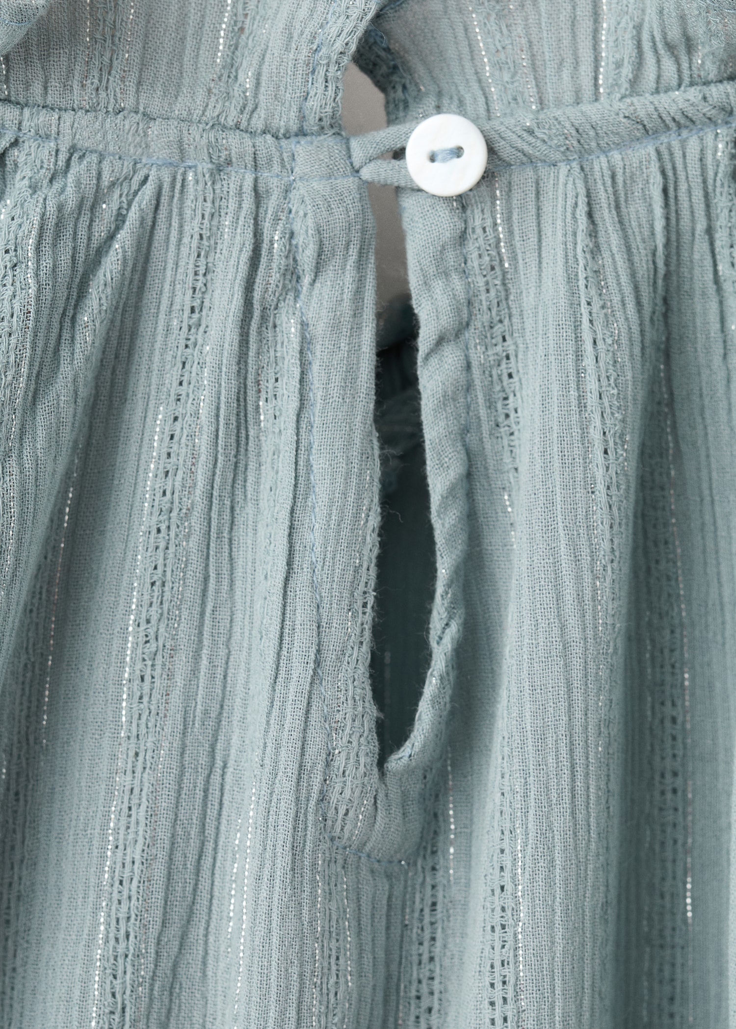 Ruffled lurex blouse - Details of the article 0