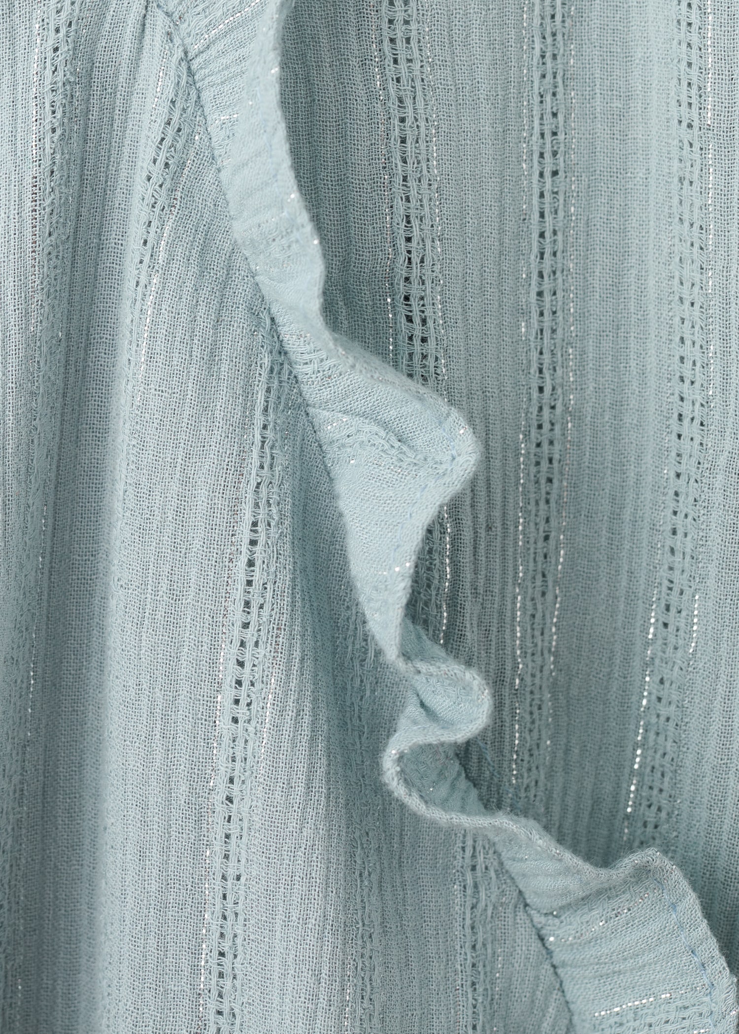Ruffled lurex blouse - Details of the article 8