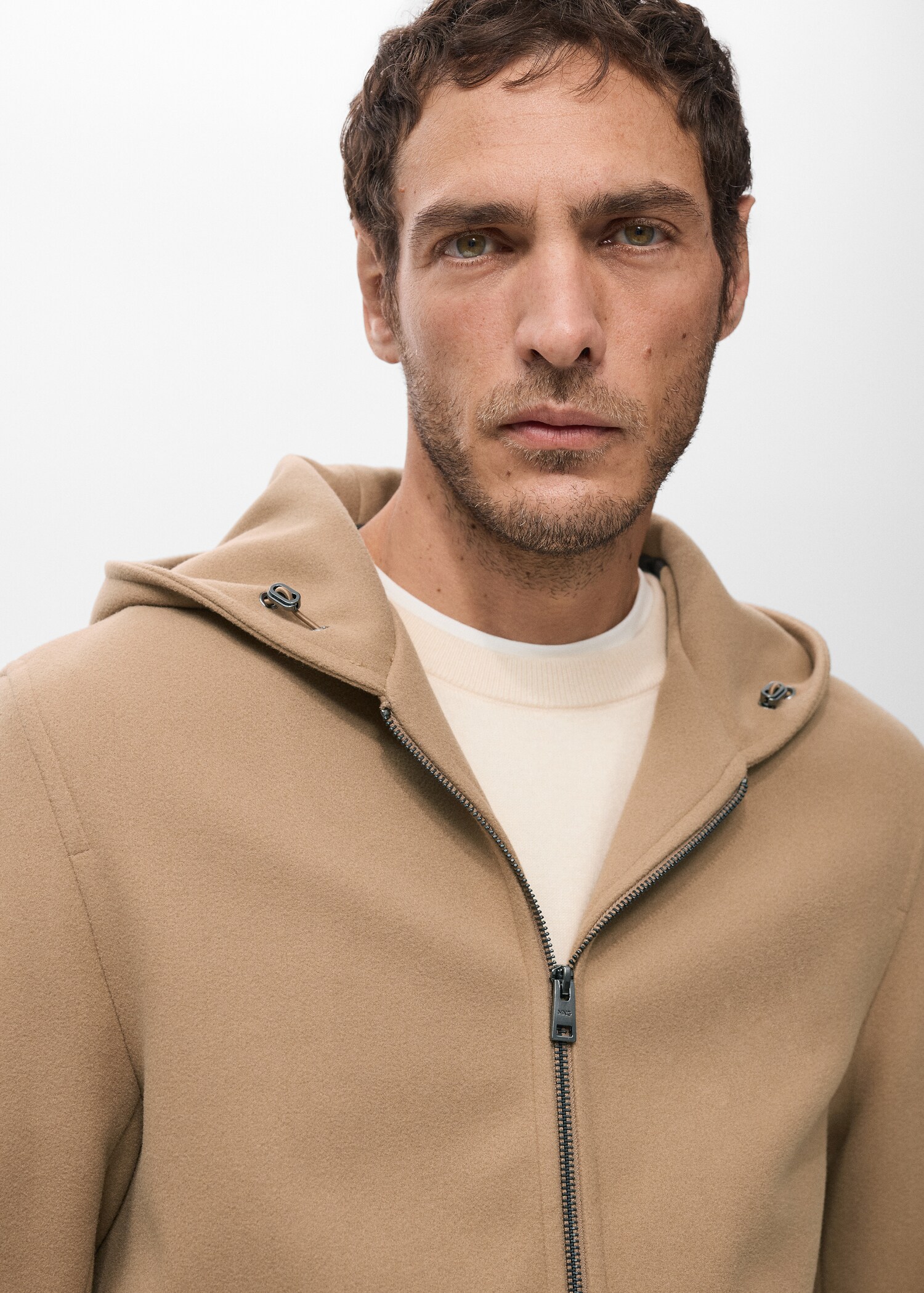 Cloth hooded jacket - Details of the article 1