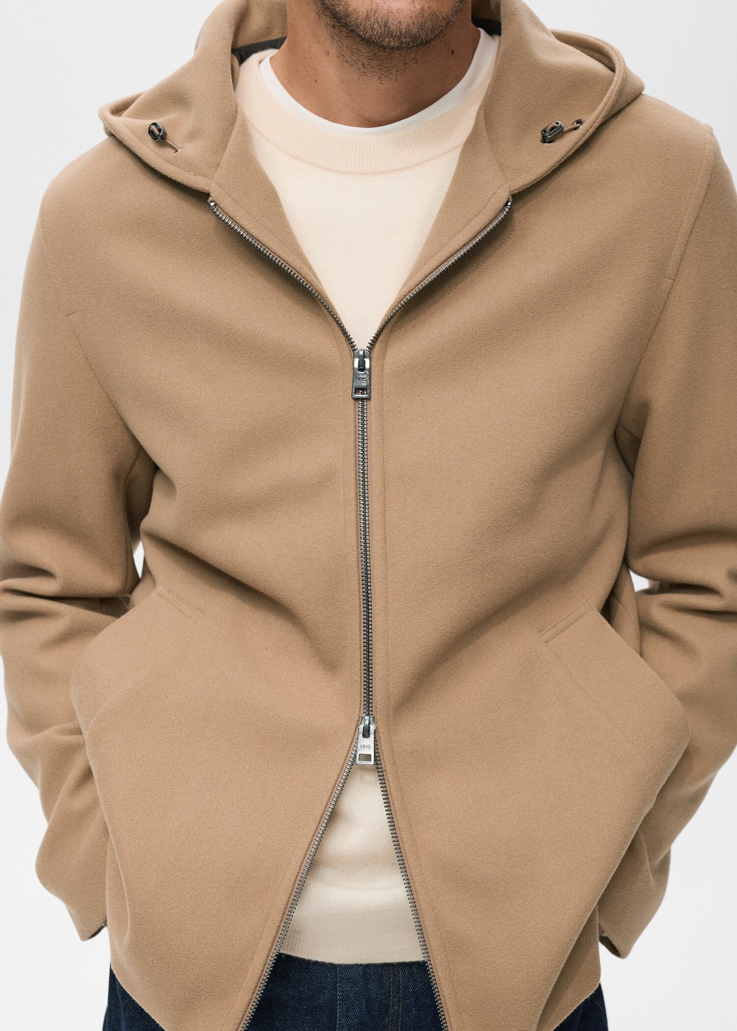 Cloth hooded jacket - Details of the article 2