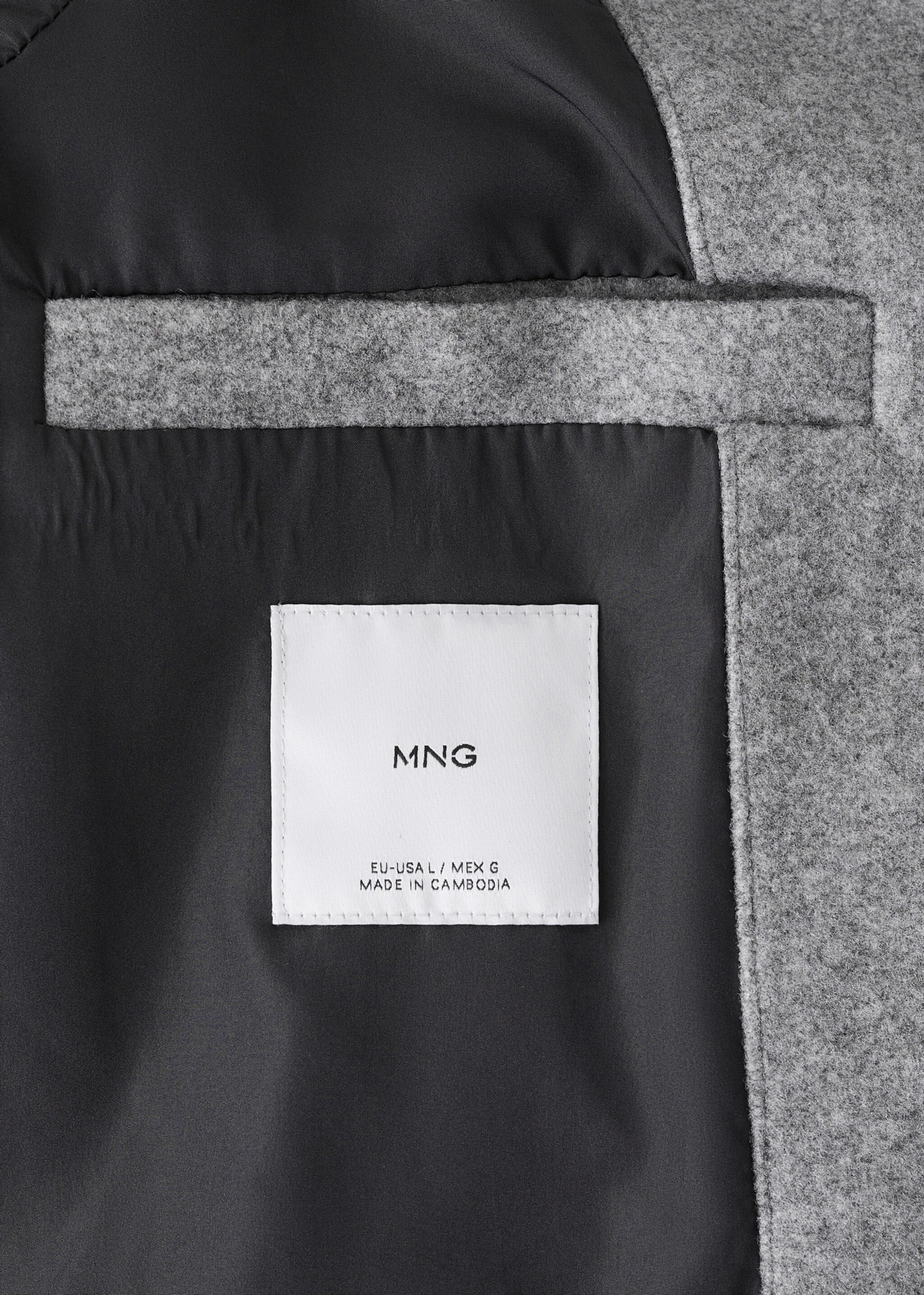 Veste ted - Détail de l'article 0, Gris chiné clair. Ref: 27071175-00.