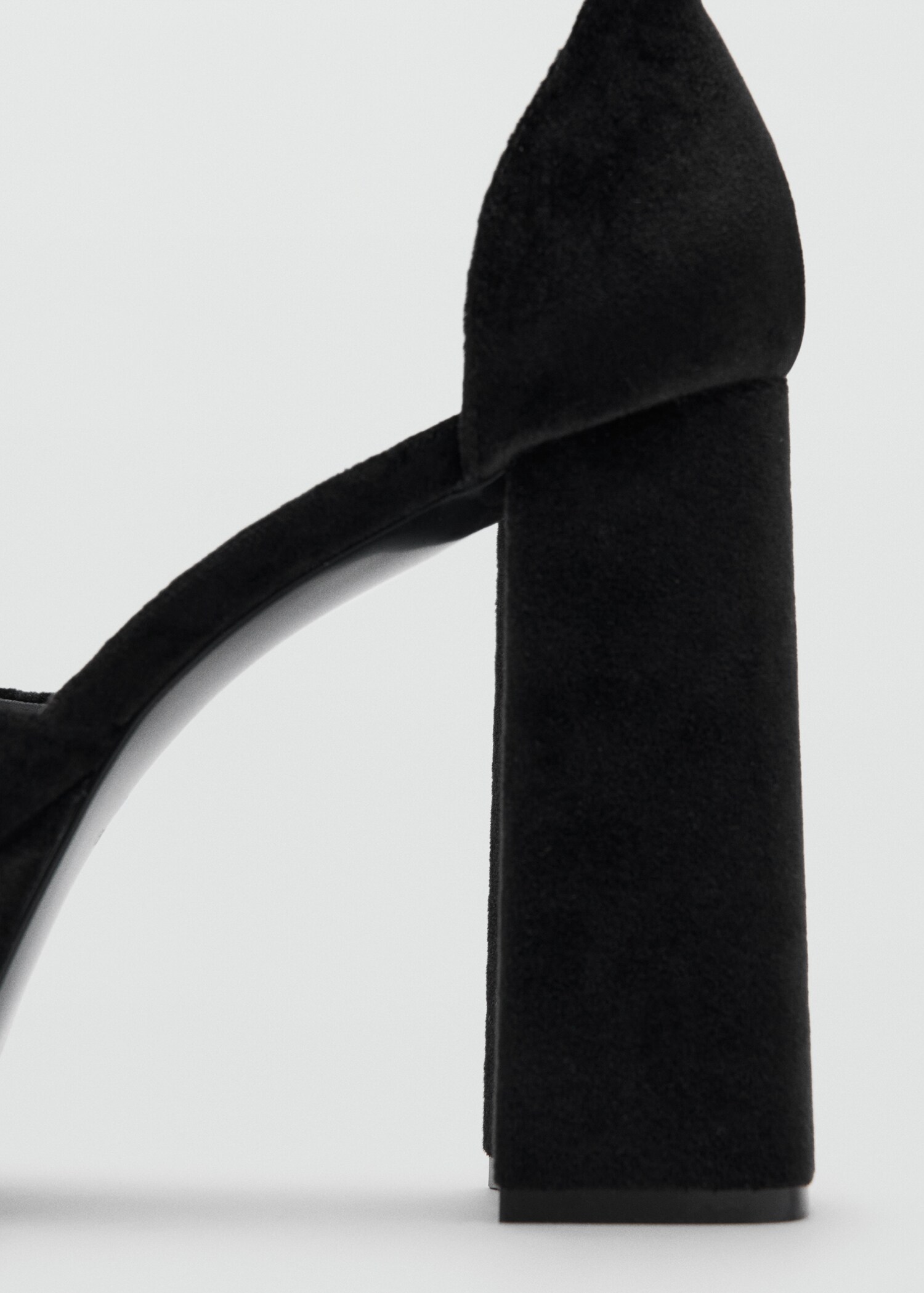 Velvet heel sandals - Details of the article 2
