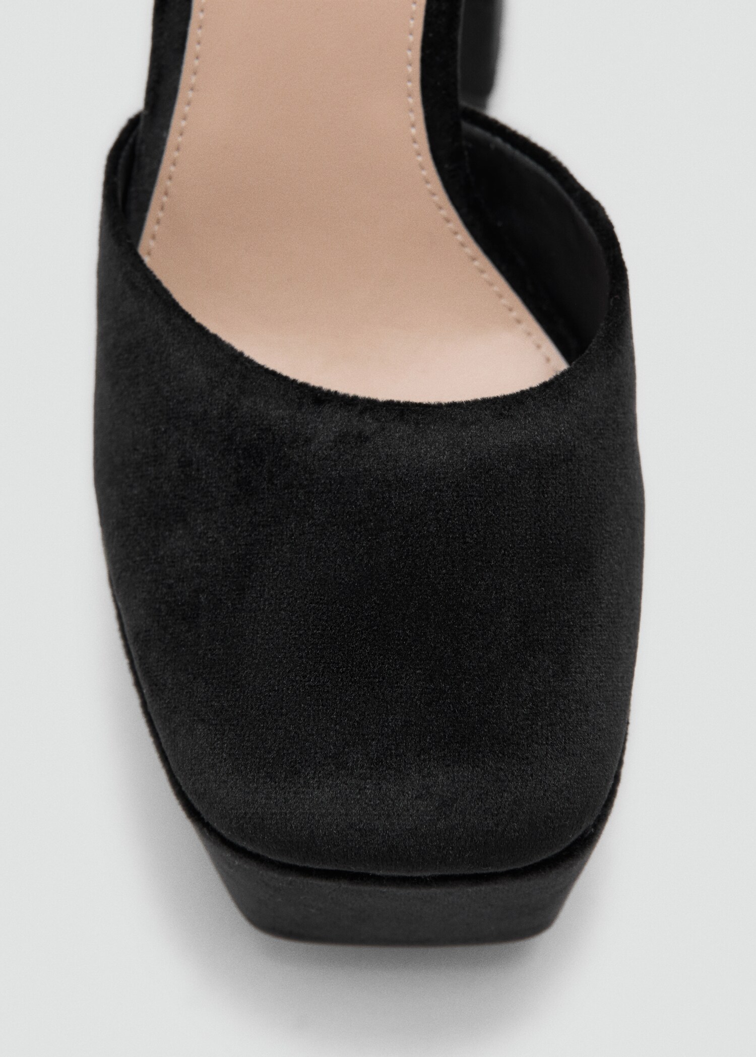 Velvet heel sandals - Details of the article 4