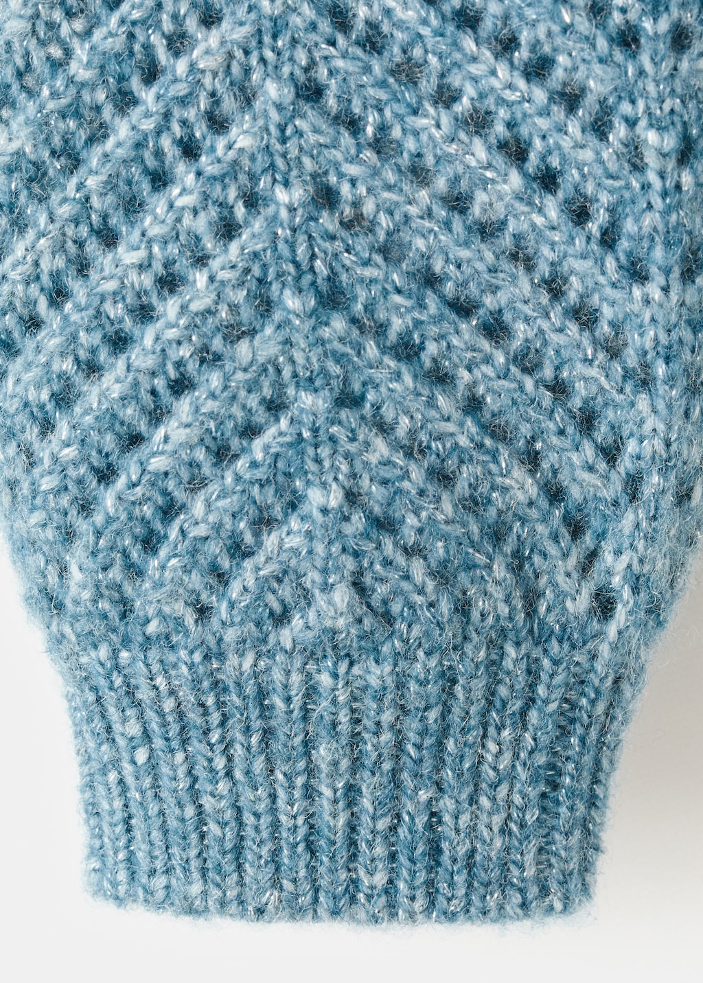 Lurex knitted cardigan