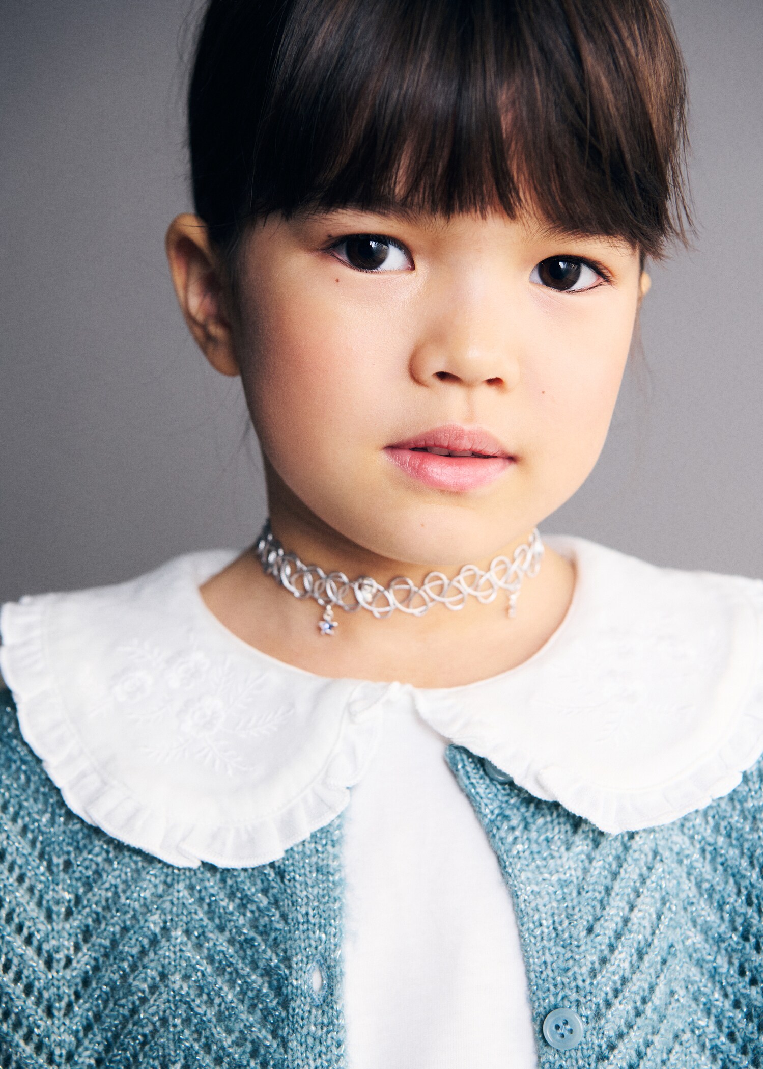 Lurex knitted cardigan - Details of the article 1