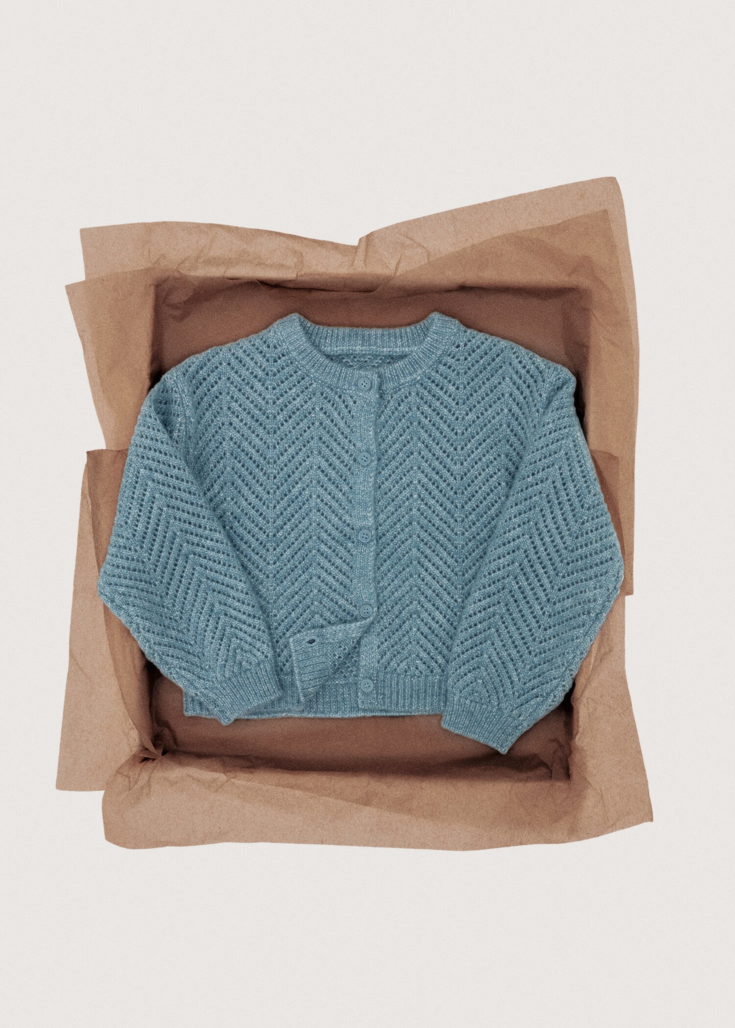 Lurex knitted cardigan - Details of the article 7