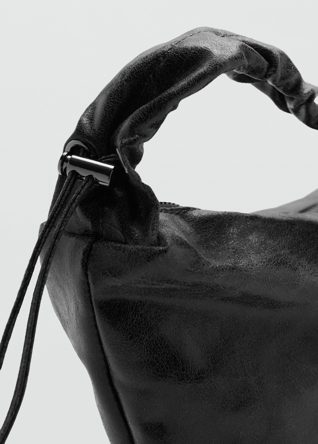 Faux-leather bag