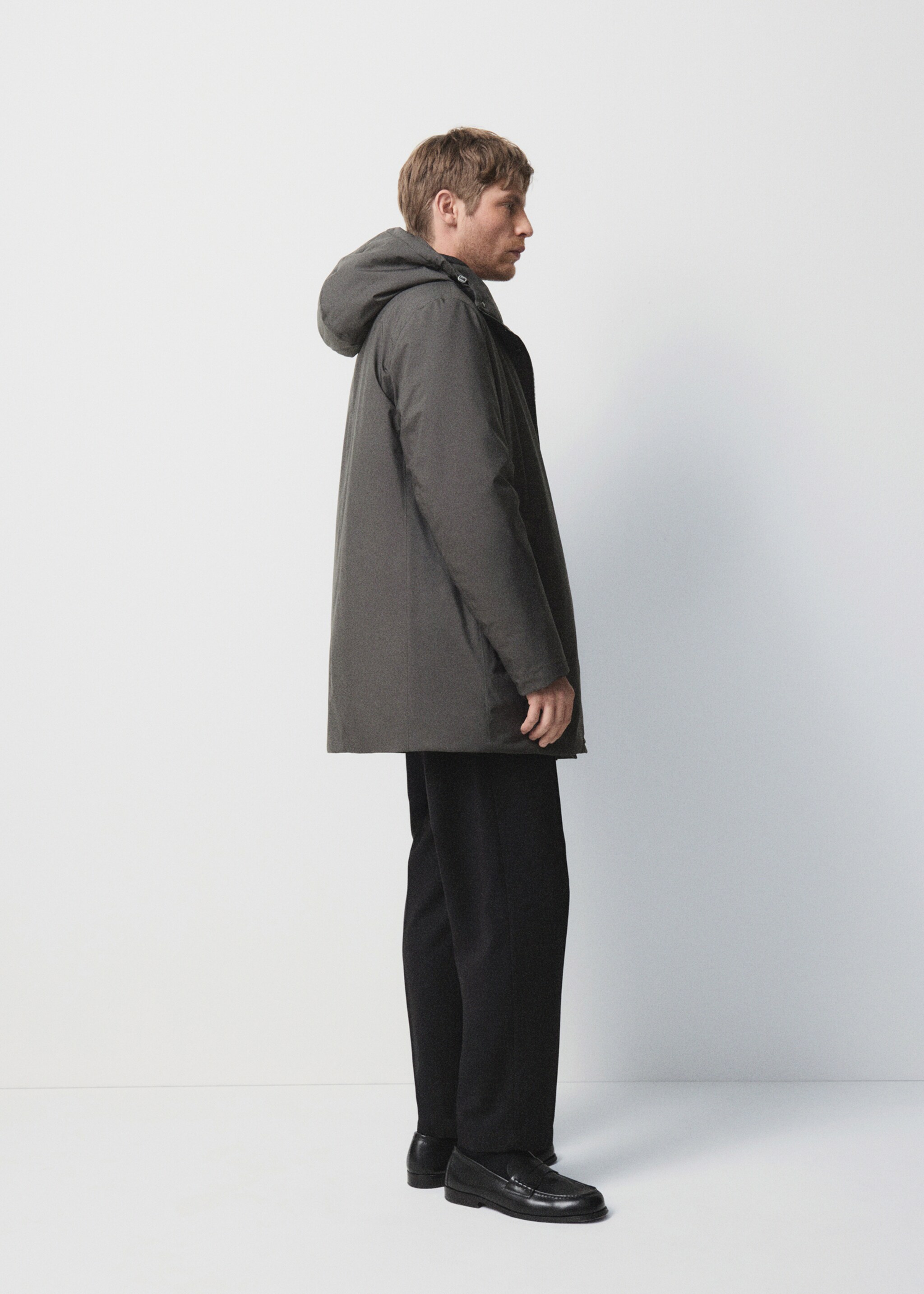 常规版型褶皱裤 - null, 黑色. Ref: 27071184-00.