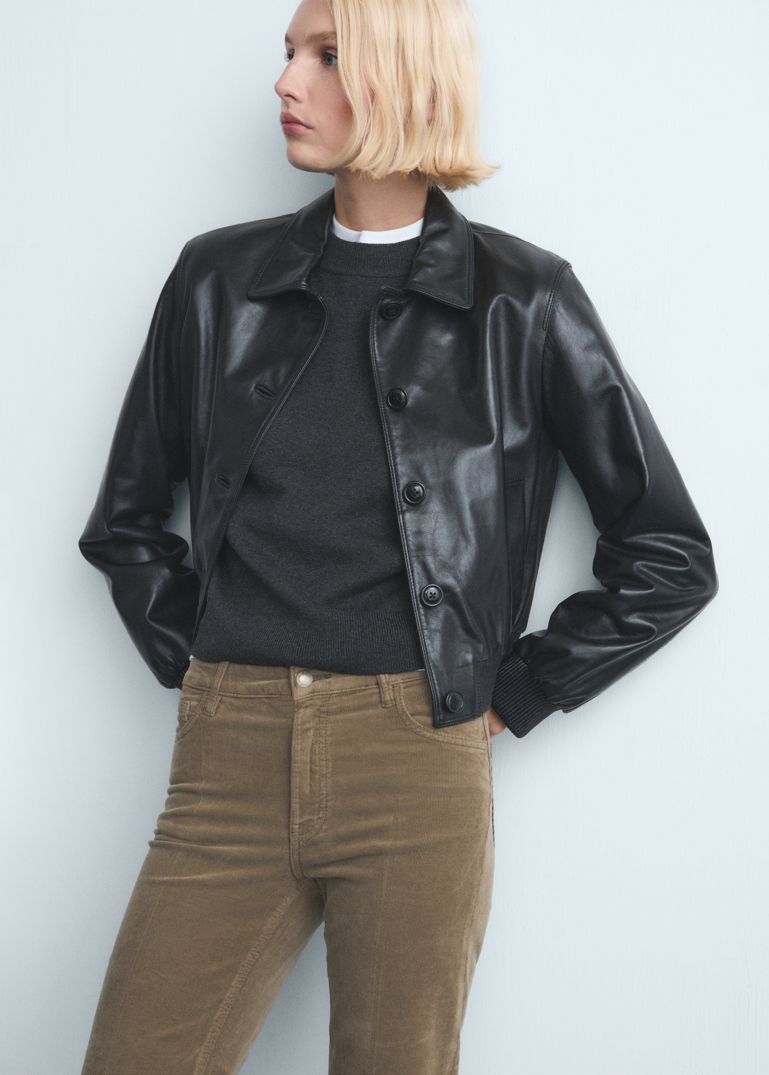 Corduroy flared jeans - Detail van het artikel 1