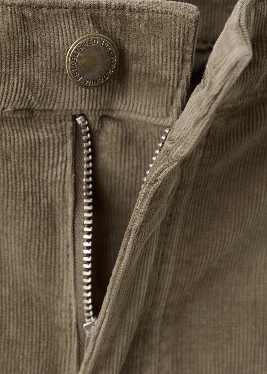 Mango Corduroy flared jeans