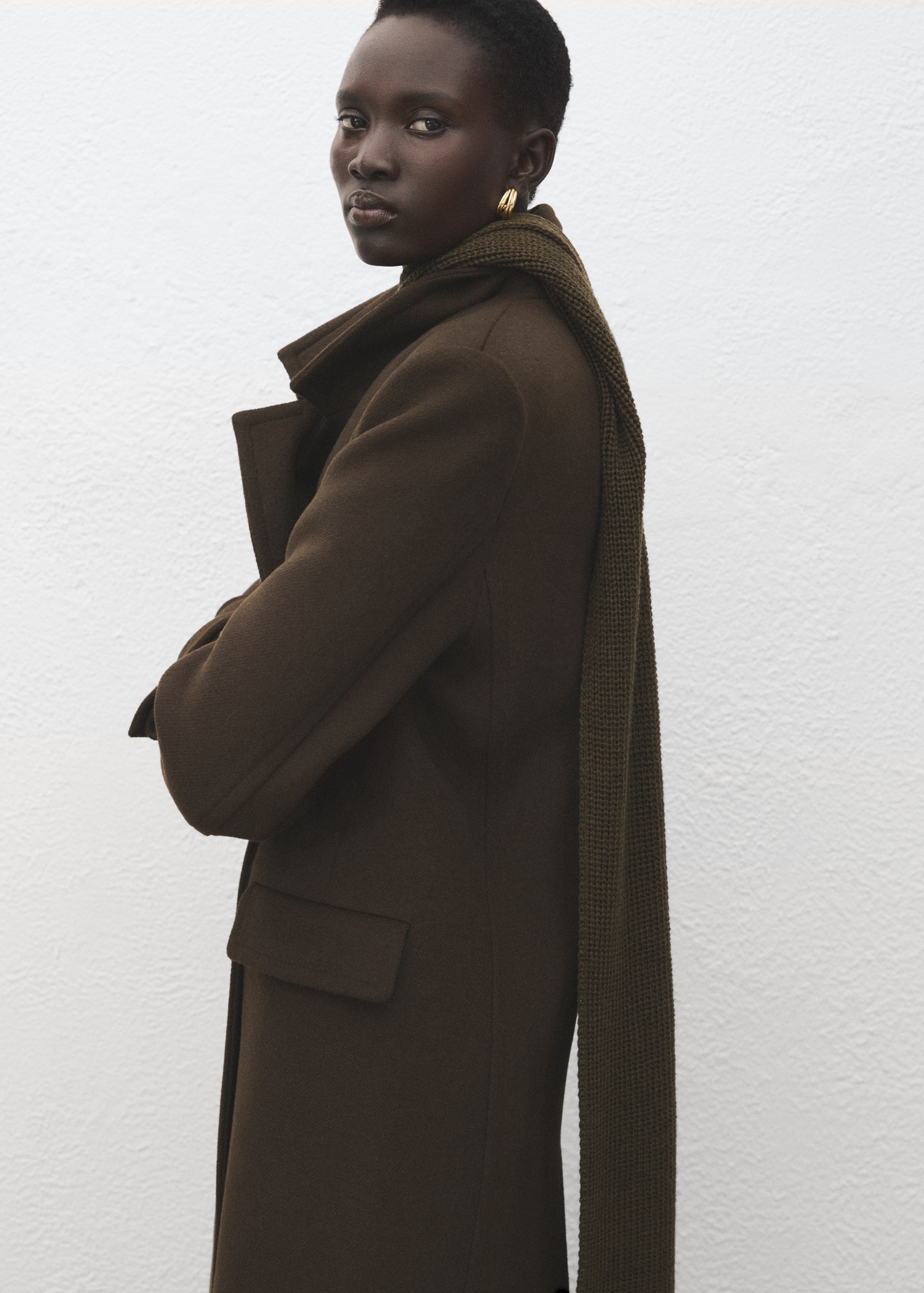 Double Breasted Wool Coat