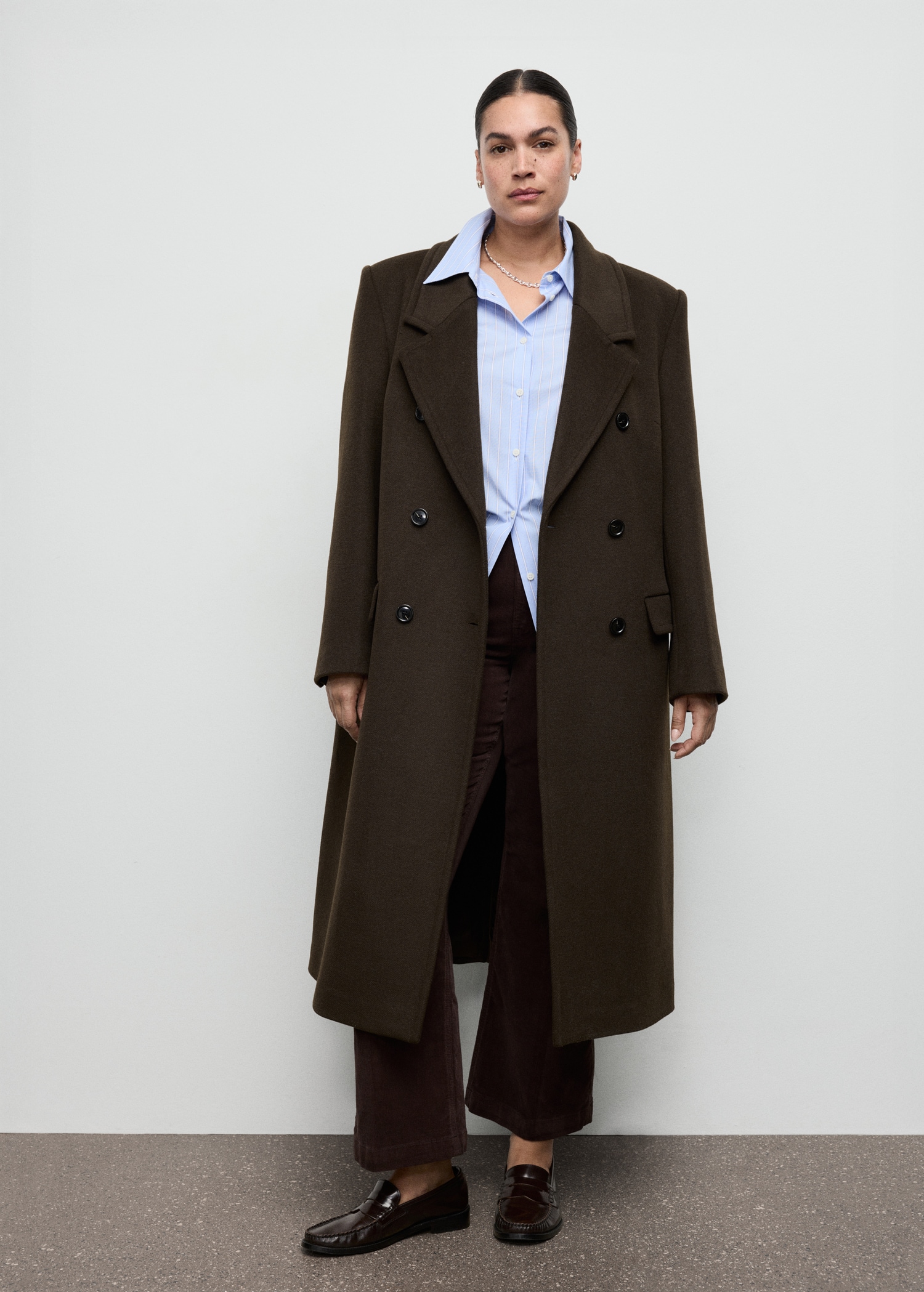 Double Breasted Wool Coat
