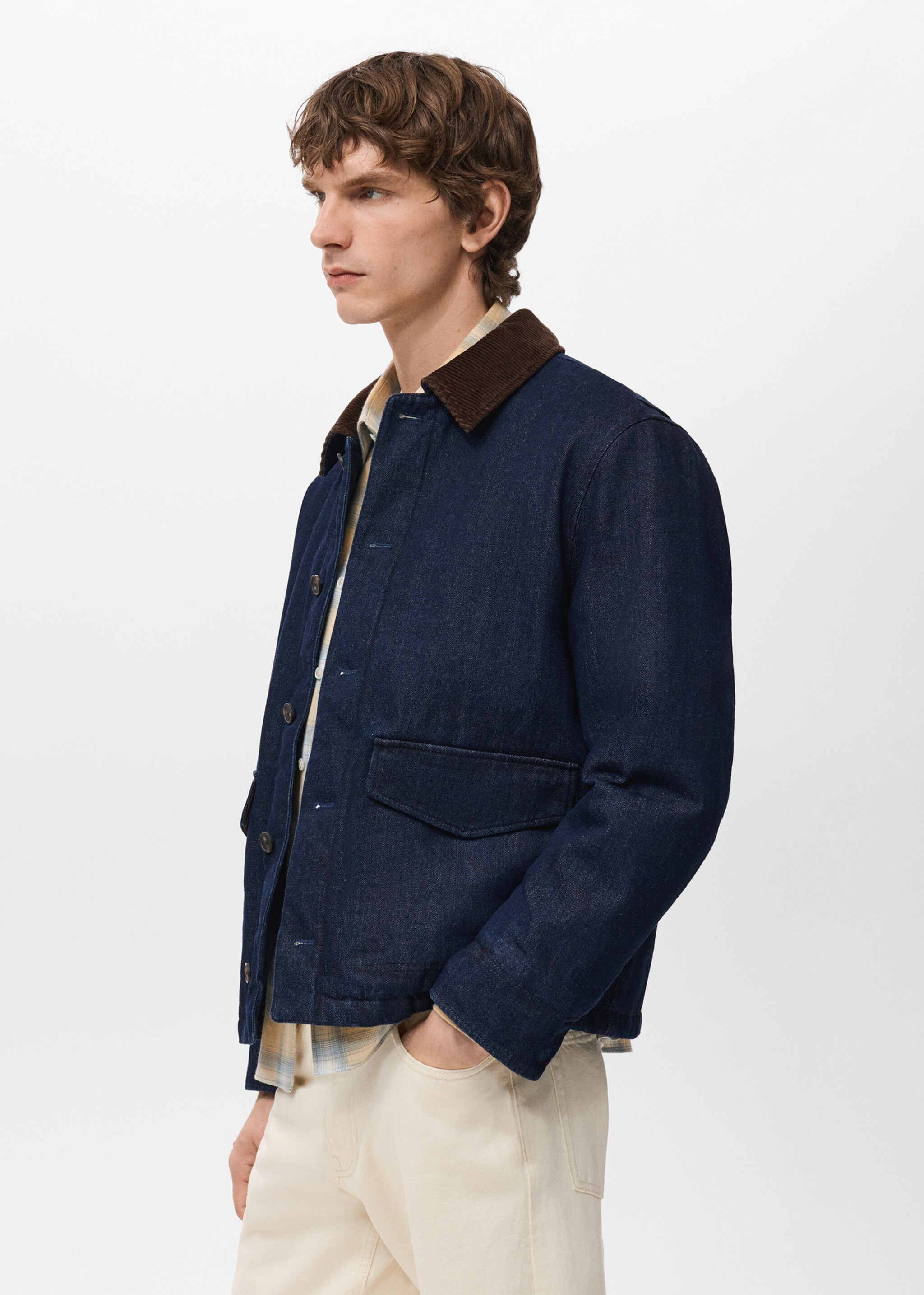 Jacket wiston - Details of the article 2, Open Blue. Ref: 27071188-00.