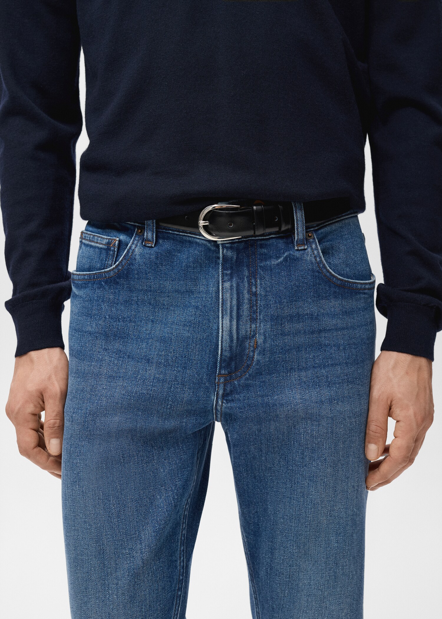 Ben cropped tapered-fit jeans - Details of the article 1