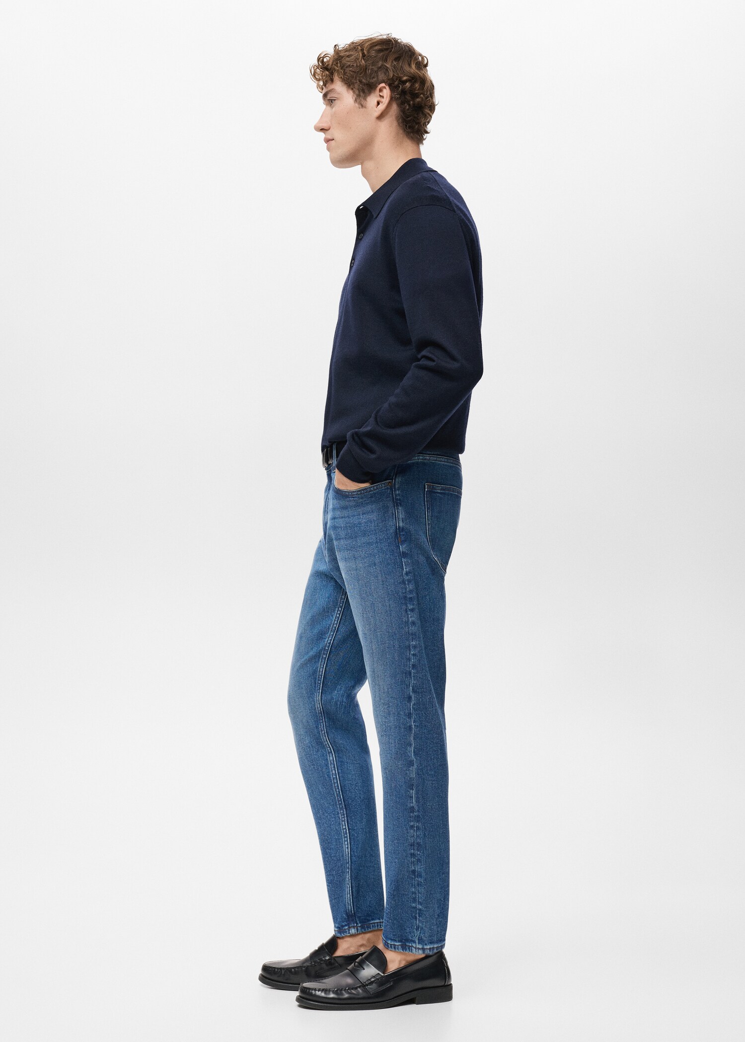 Ben cropped tapered-fit jeans - Details of the article 2