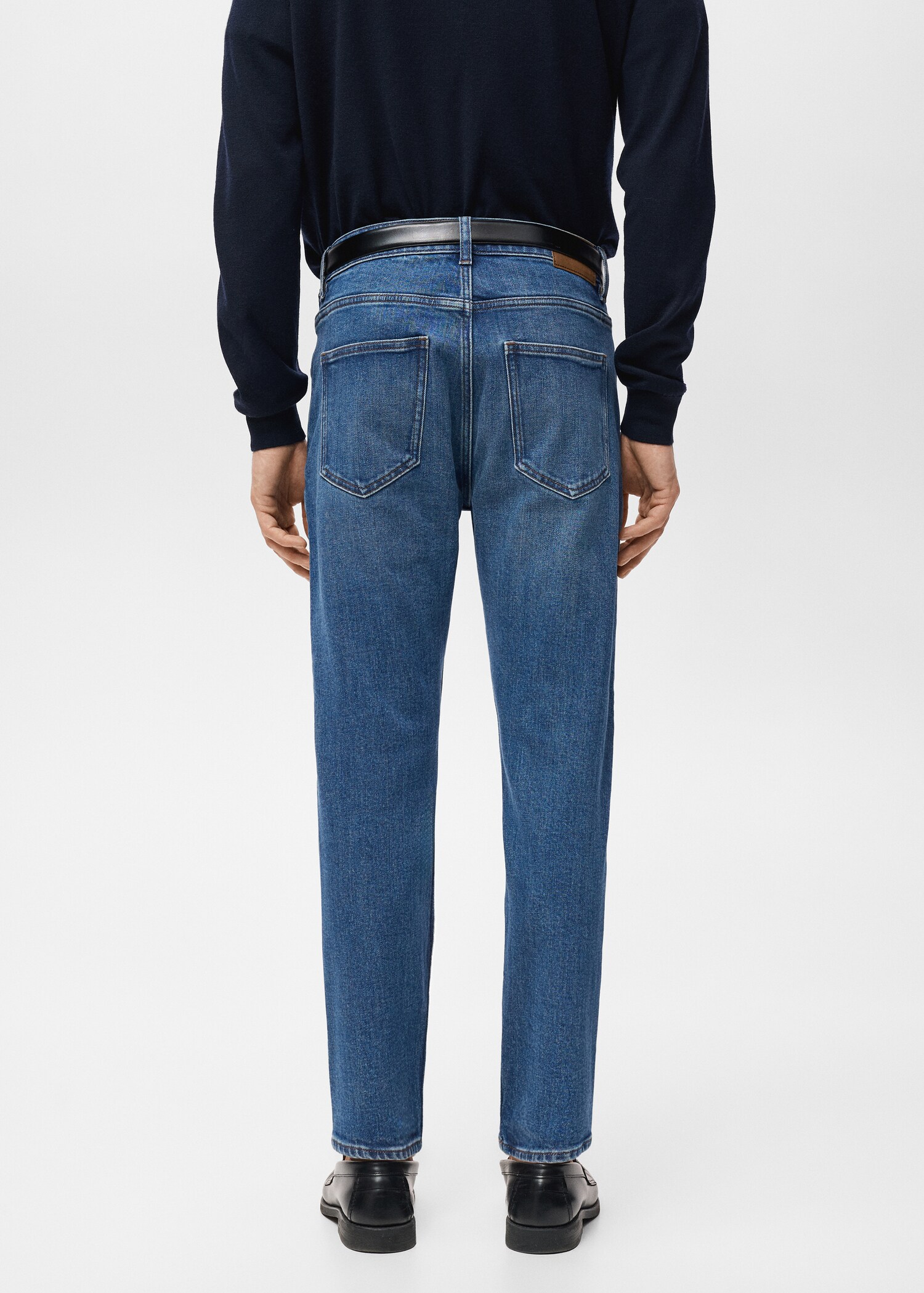 Ben cropped tapered-fit jeans - Reverse of the article