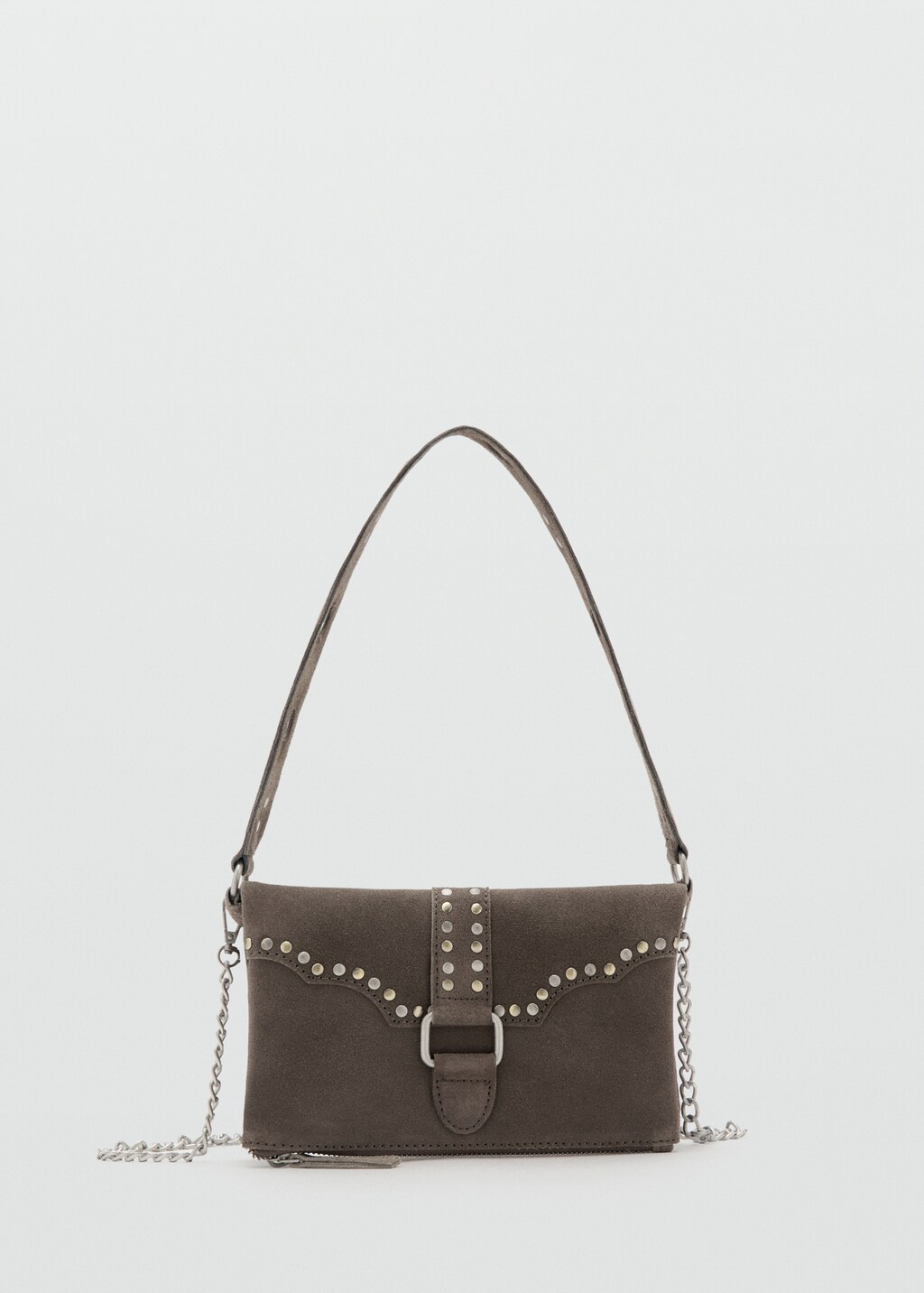 Leren tas met studs