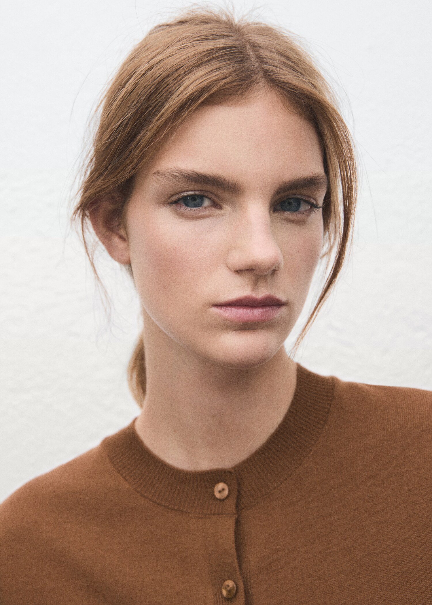 سترة من مزيج الصوف بنسيج مترابط ثقيل - تفاصيل المنتج 1