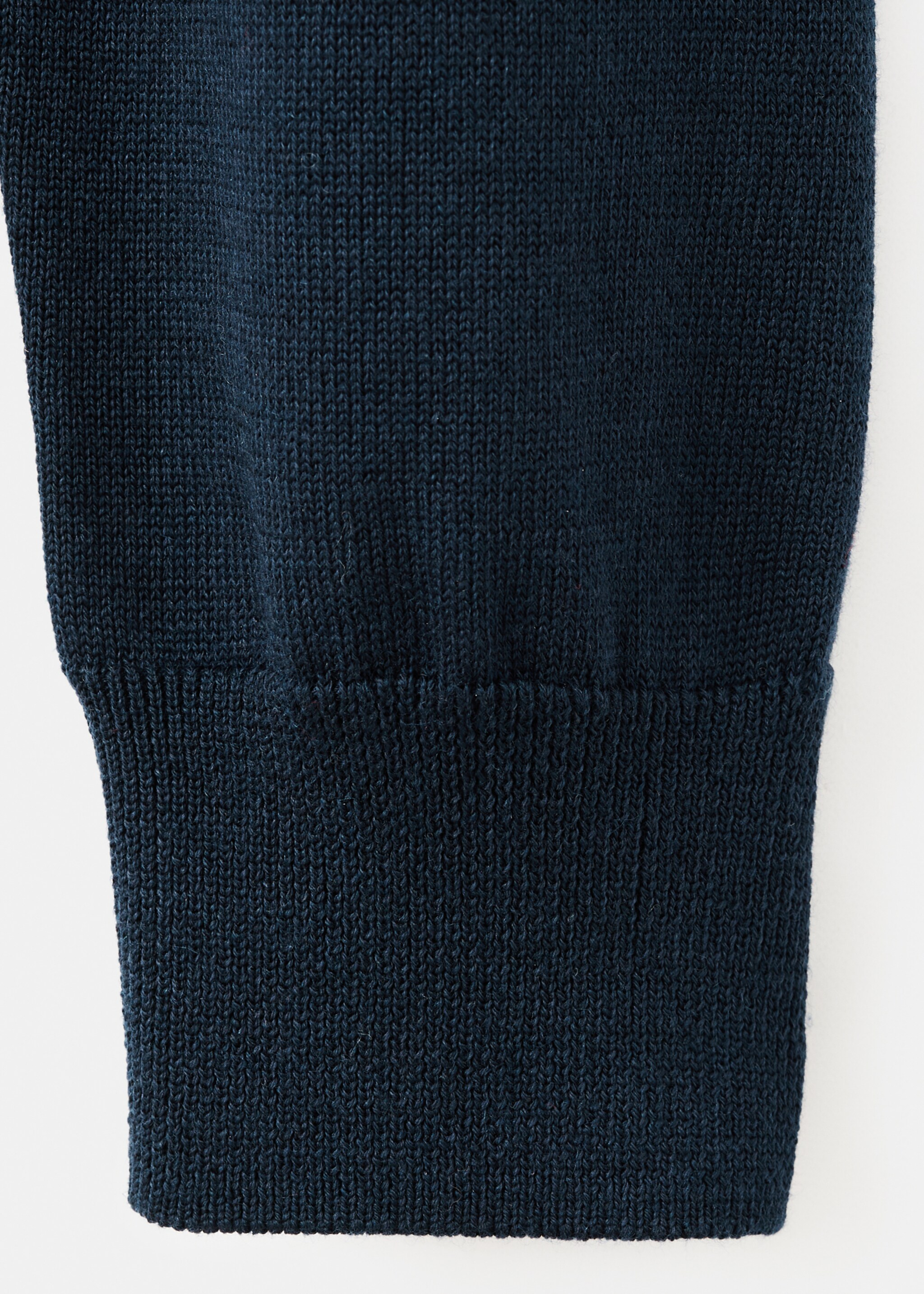 Chunky-knit wool-blend cardigan - Details of the article 0, Dark Navy. Ref: 27071191-00.