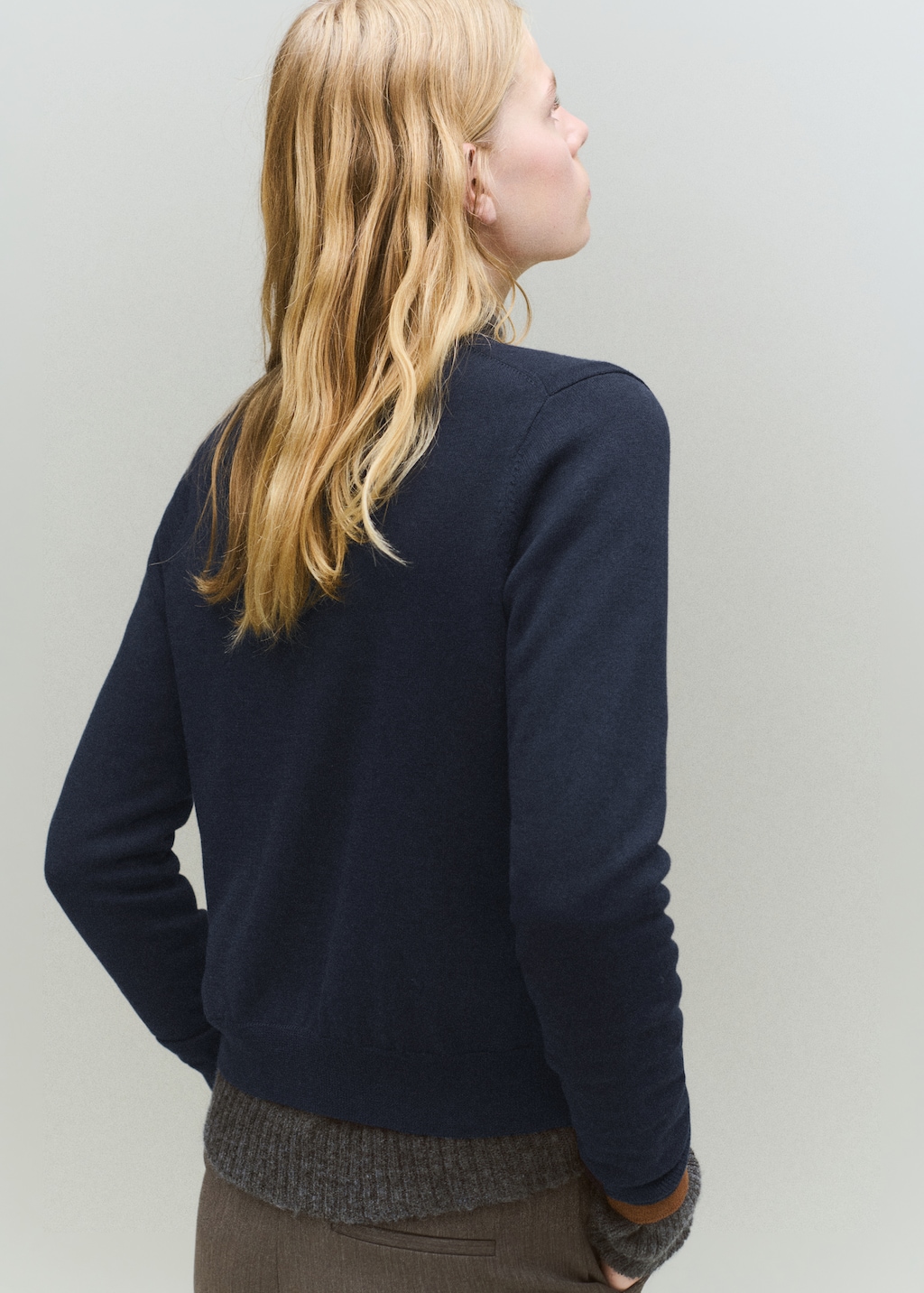 Chunky-knit wool-blend cardigan