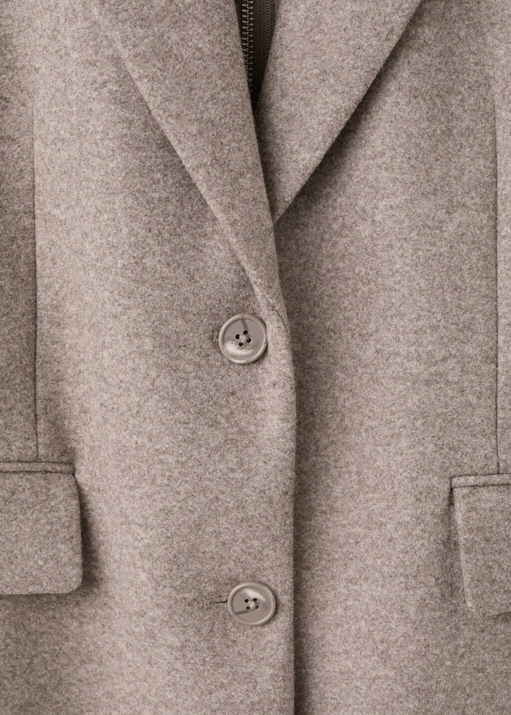 Mango Combined coat with detachable collar