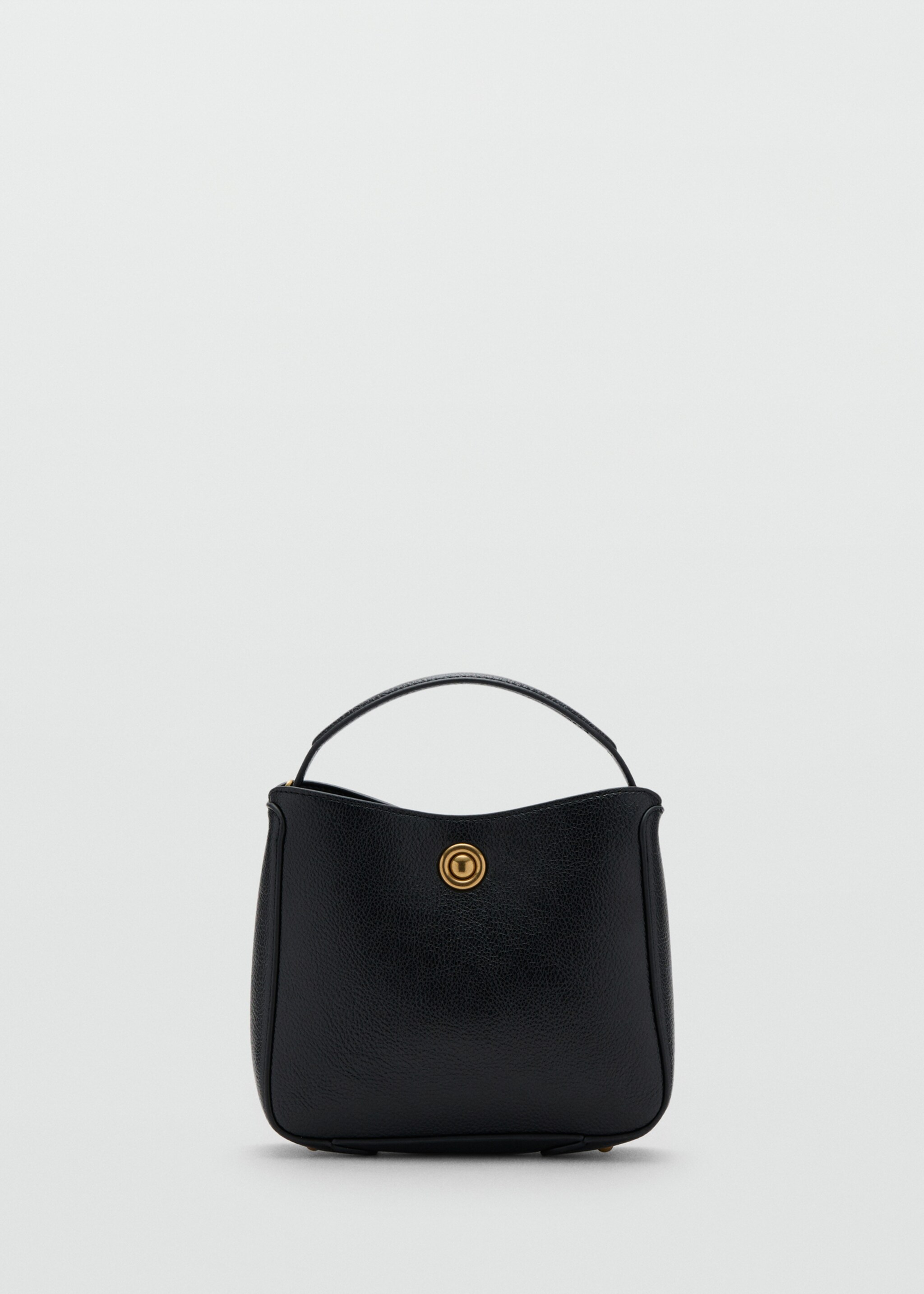 Small bucket bag with metal detail - Article without model, Black. Ref: 27071197-00.