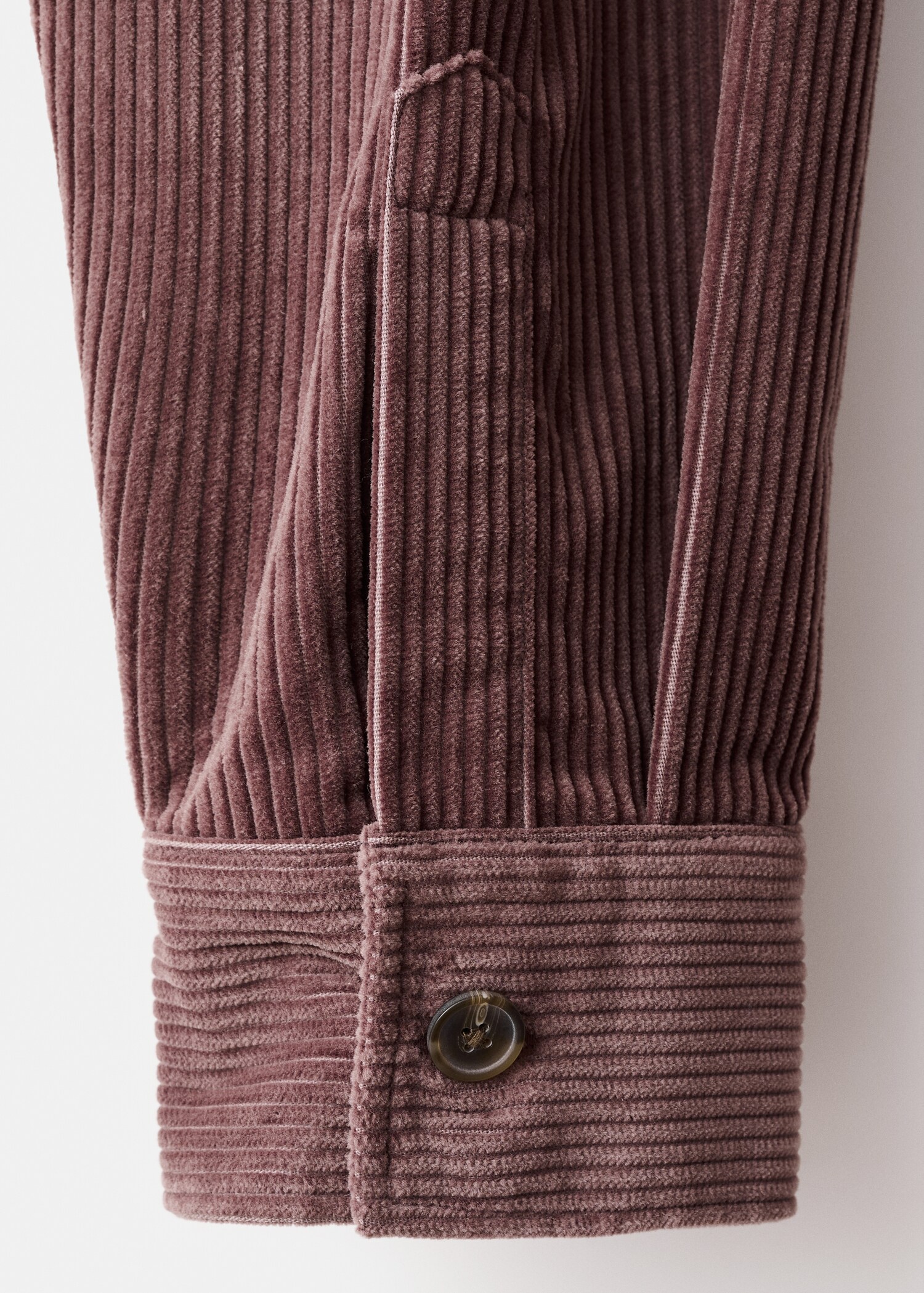 Corduroy overshirt with pockets - Details of the article 0