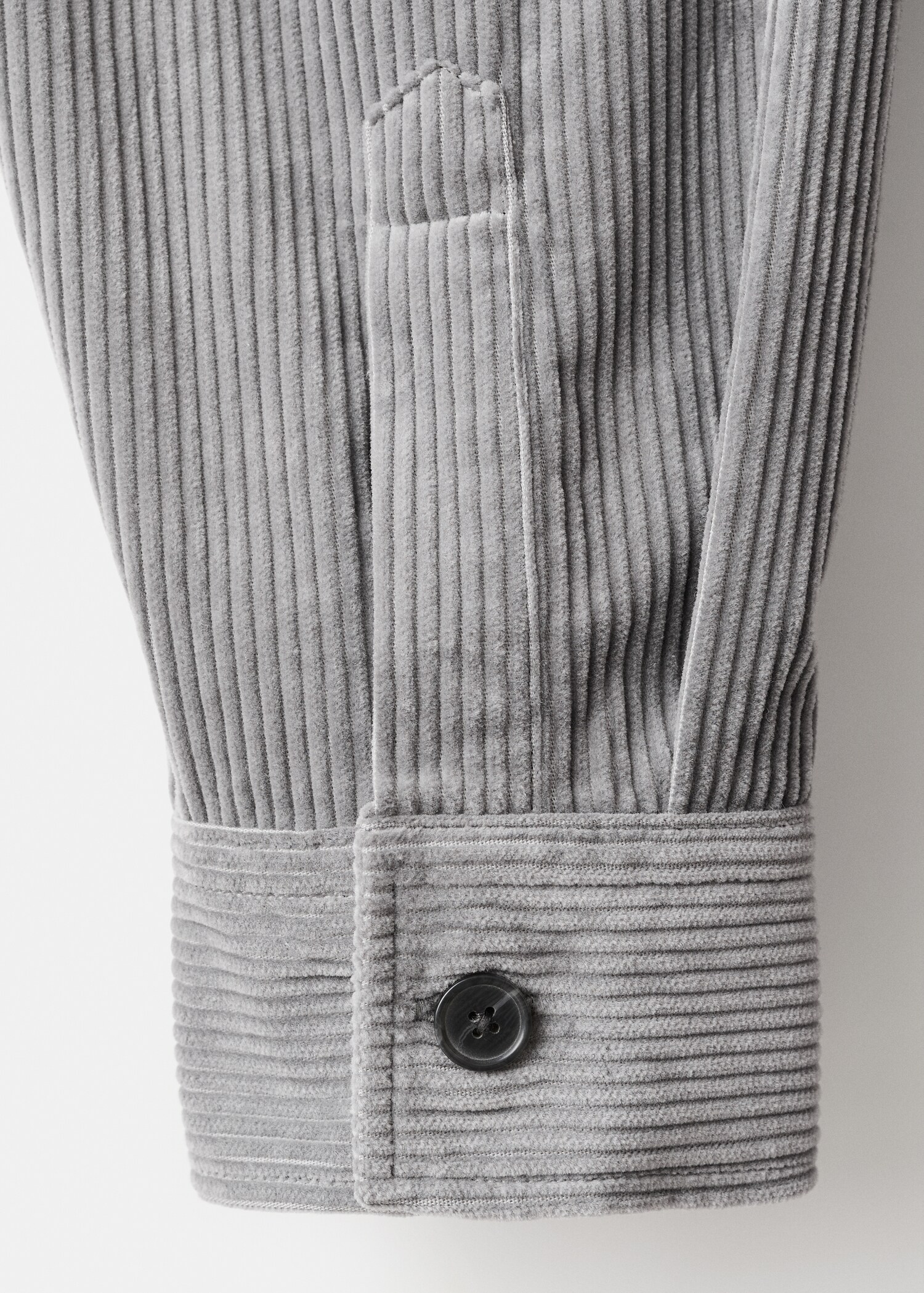 Corduroy overshirt with pockets - Details of the article 0