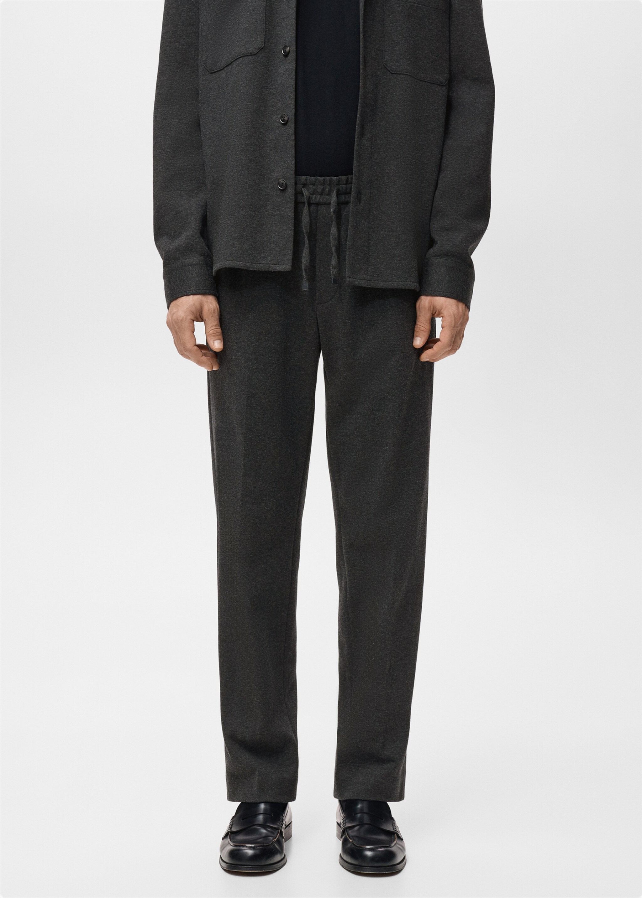 Trousers alcudiaj - Medium plane, Dark Heather Grey. Ref: 27071199-00.